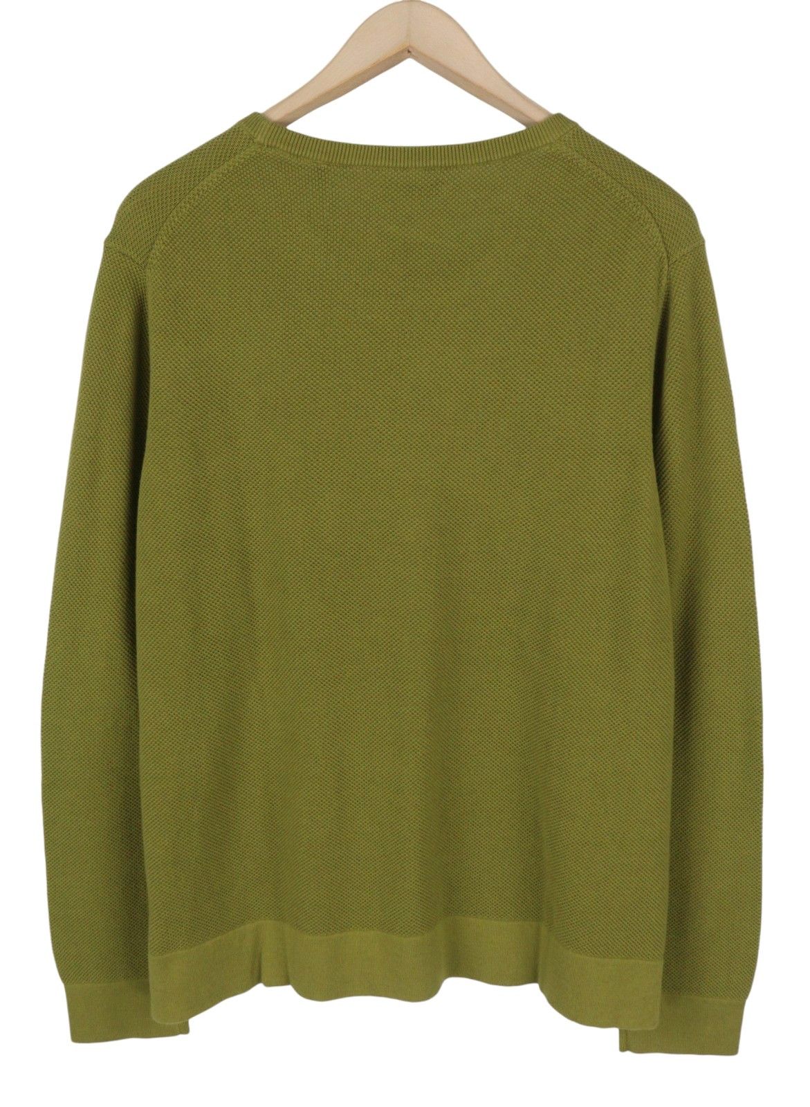 Gant COTTON PIQUE C-NECK 2XL Olive Green Waffle 88088 Size XXL / US 16-18 / IT 52-54 - 2 Thumbnail