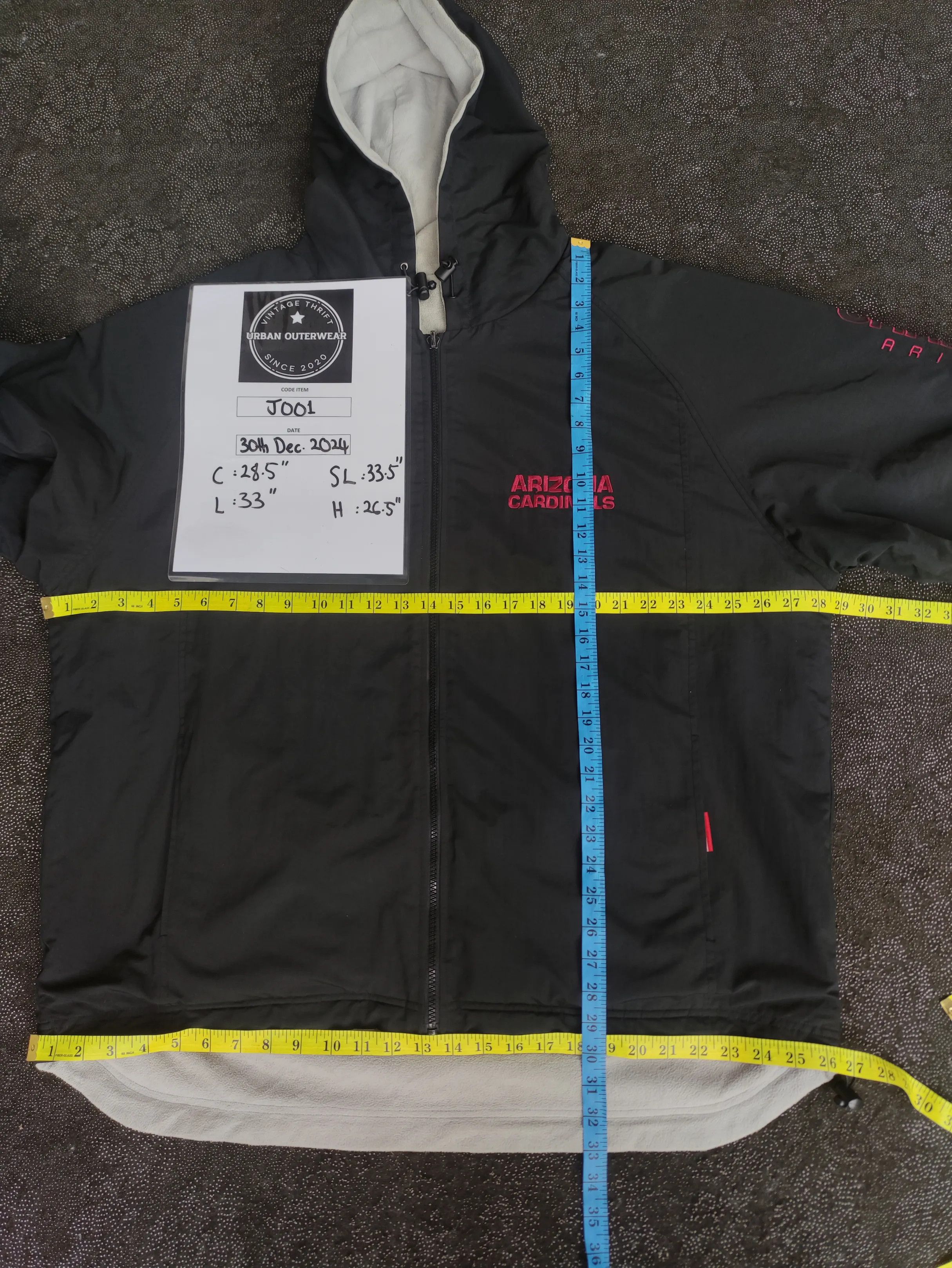 Arizona Jean Co. Vintage NFL Arizona Cardinals Reversible Jacket > J001 Size US XL / EU 56 / 4 - 24 Thumbnail