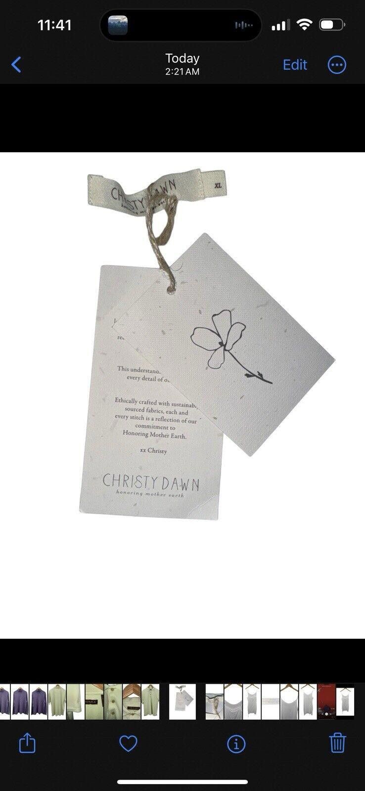Designer Christy Dawn Slip On White Dress Sz XL NWT Size XL / US 12-14 / IT 48-50 - 7 Thumbnail