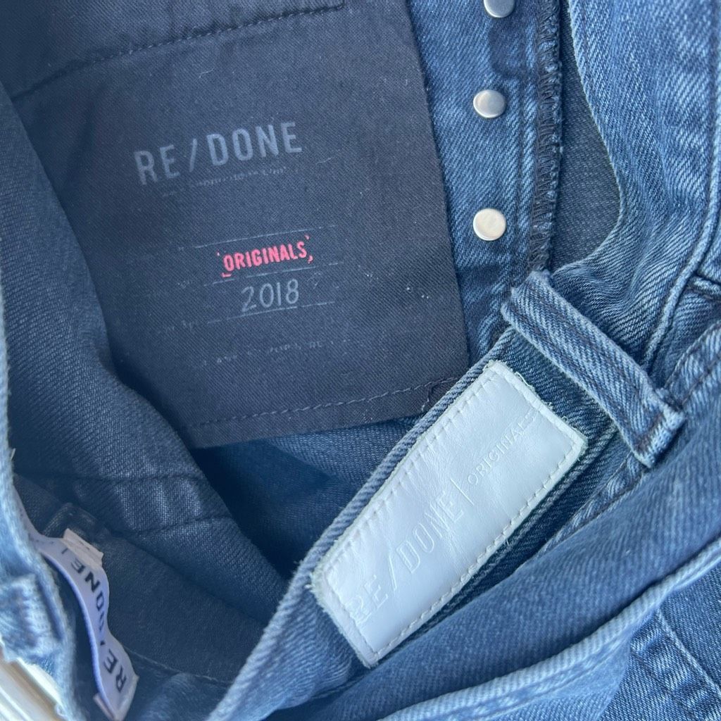 RE/DONE RE/DONE Originals High-Rise Skinny Leg Ankle Jeans in Worn B Size 26" / US 2 / IT 38 - 12 Thumbnail