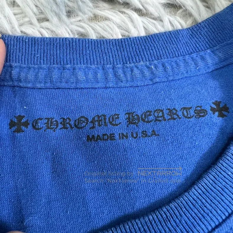 Chrome Hearts CHROME HEARTS Size M Scroll rune logo short sleeve t-shirt Size US M / EU 48-50 / 2 - 4 Thumbnail