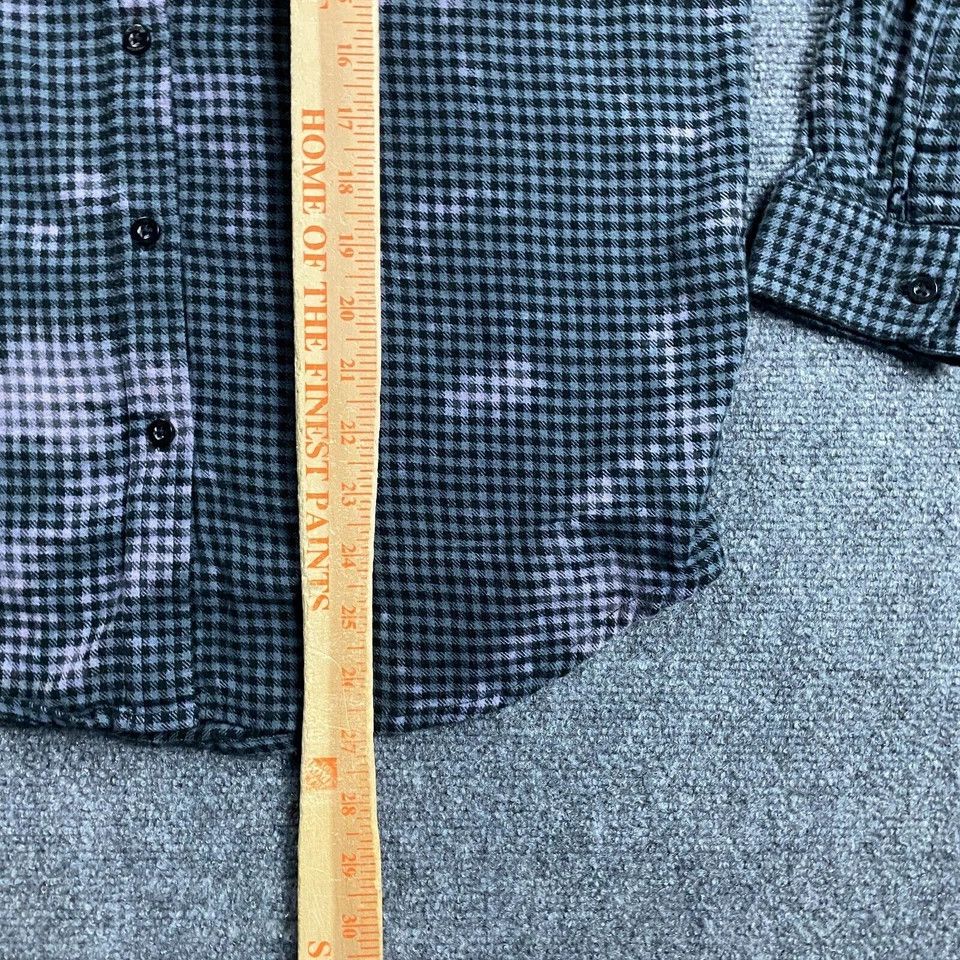 Obey Obey Flannel Shirt Women's XS Gingham Tie Dye Top Button Up Size XS / US 0-2 / IT 36-38 - 4 Thumbnail