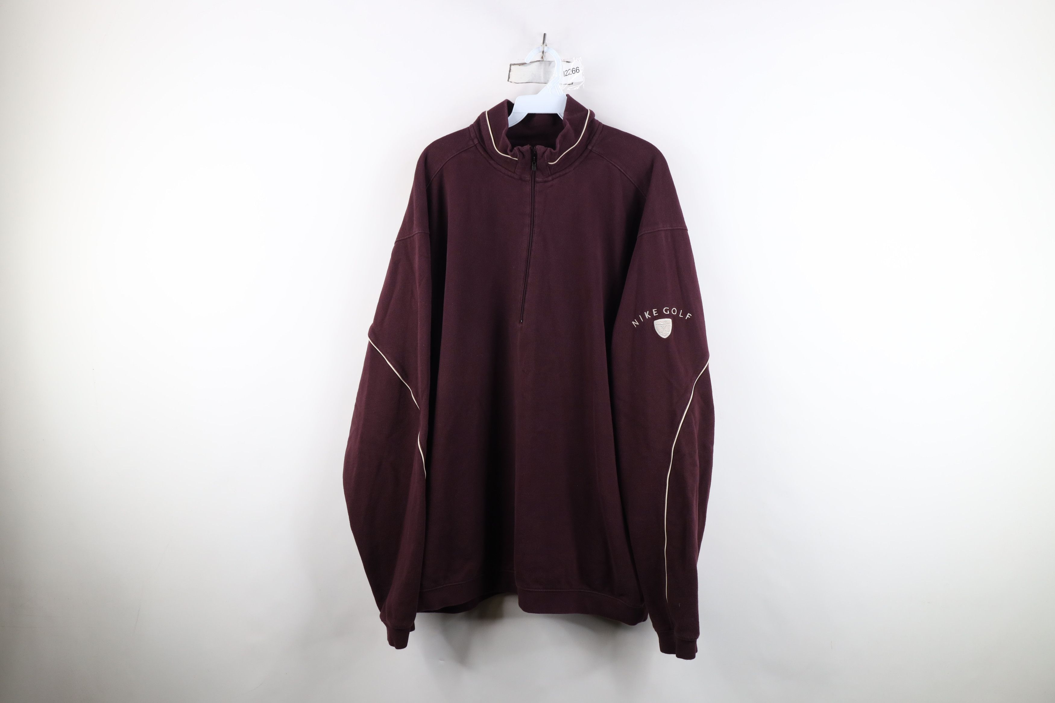 Nike Vintage Y2K Nike Golf Scott Mini Swoosh Half Zip Sweatshirt Size US XXL / EU 58 / 5 - 1 Thumbnail