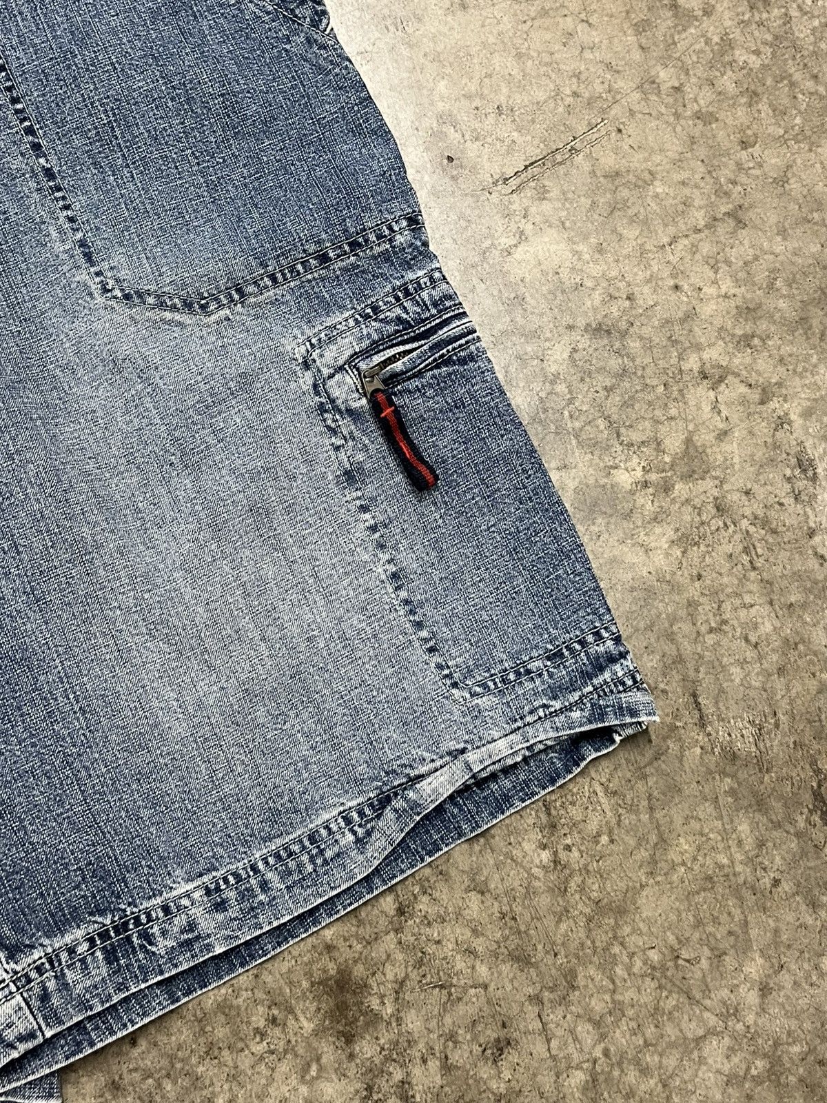 Vintage Jorts y2k baggy fit cargo utility shorts skater streetwear Size US 36 / EU 52 - 4 Thumbnail