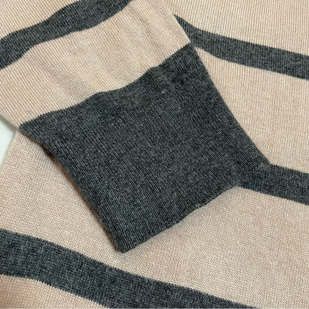 Loft Loft Beige Grey Stripes Soft Sweater Size XL Size XL / US 12-14 / IT 48-50 - 6 Thumbnail