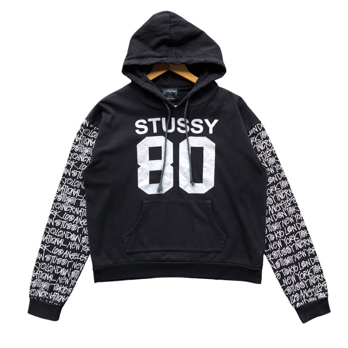 Stussy Vintage STUSSY 80 ovp sleeve hoodies Size US M / EU 48-50 / 2 - 1 Thumbnail