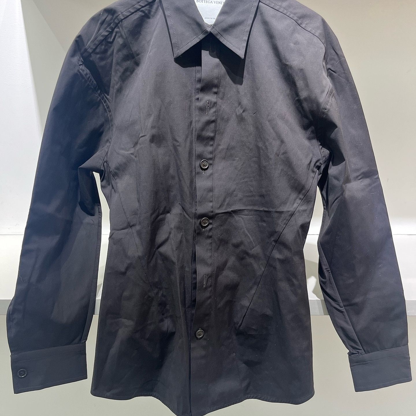Bottega Veneta Bottega Veneta Geometric Detail Button Up Shirt Size 38 Size XS / US 0-2 / IT 36-38 - 1 Thumbnail