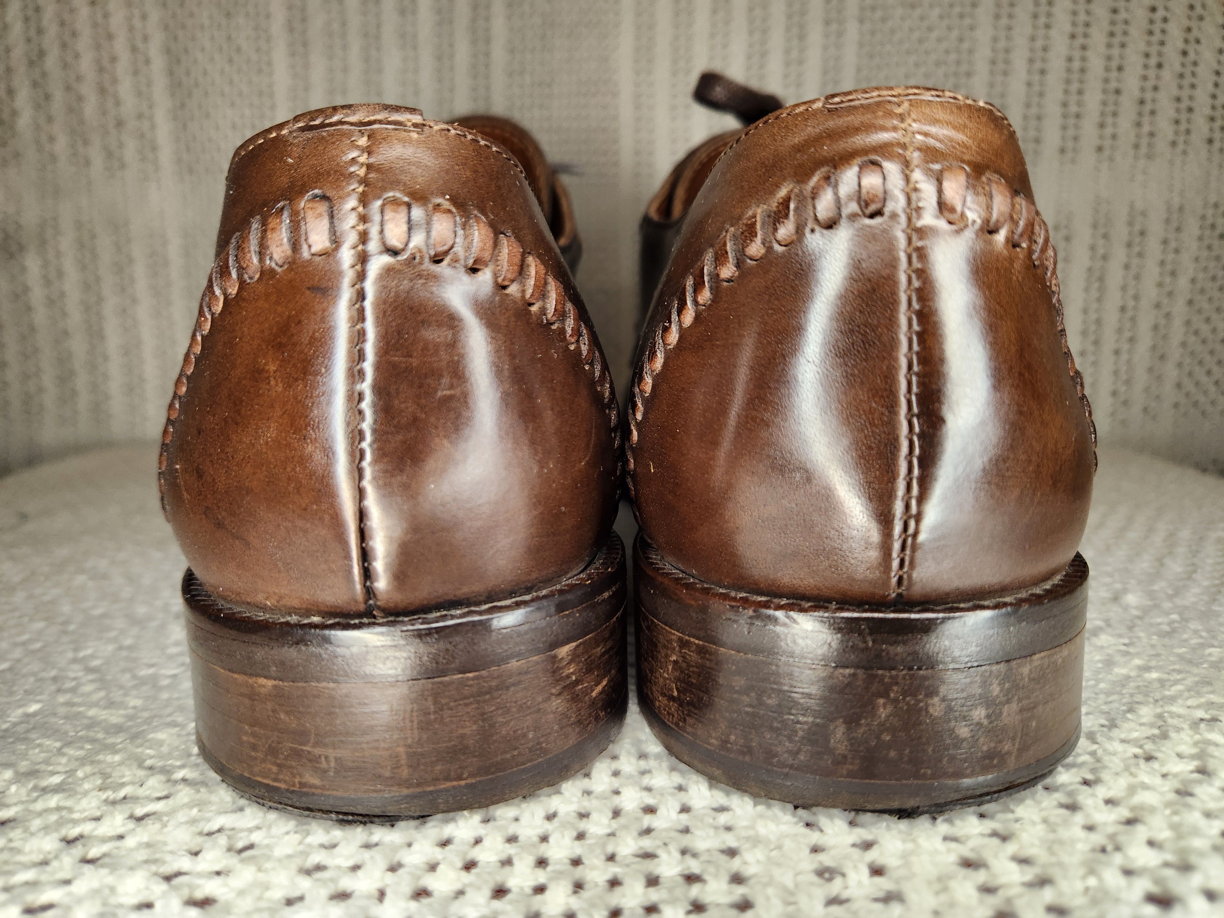 John Varvatos handmade italian captoe Size US 12 / EU 45 - 6 Thumbnail