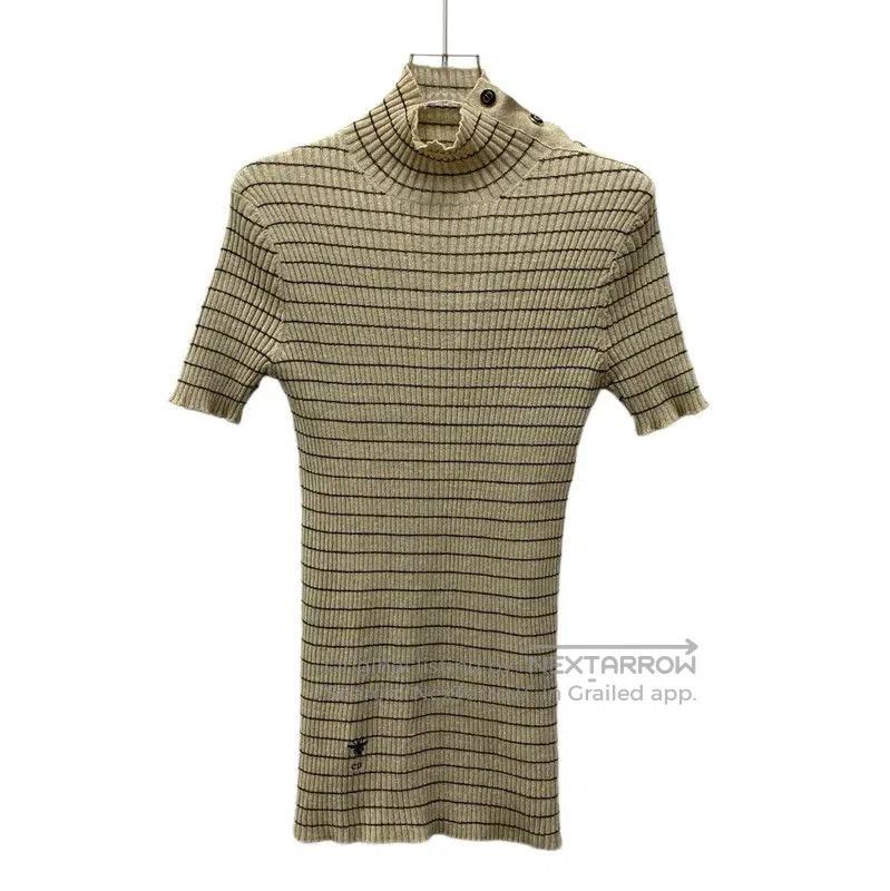 Dior Dior Brown Cashmere Knit Top for Women . Size XXS / US 00 / IT 34 - 1 Thumbnail