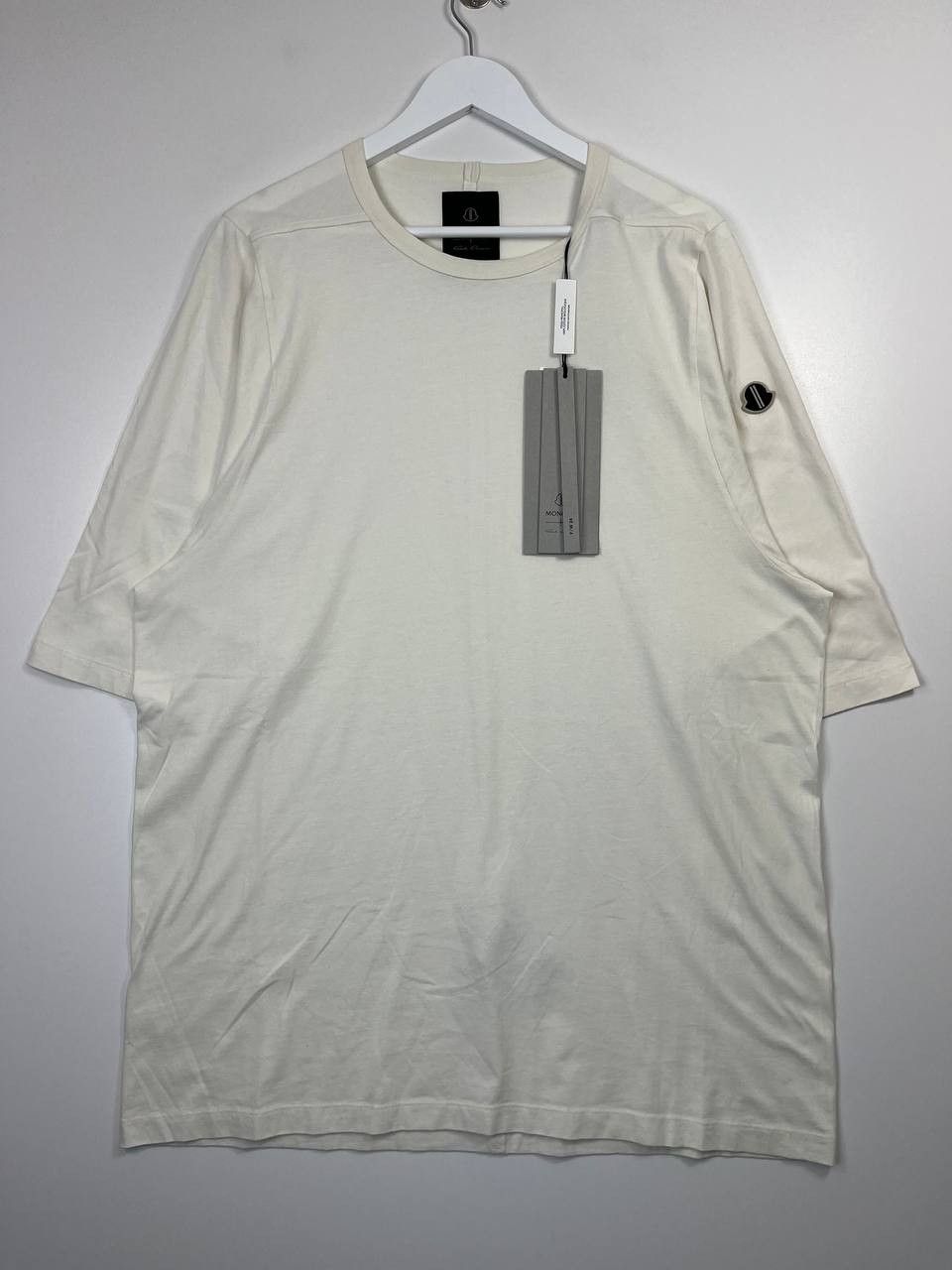 Moncler Moncler x Rick Owens Crewneck T Shirt Milk NWT M4630 Mens M Size US M / EU 48-50 / 2 - 1 Thumbnail