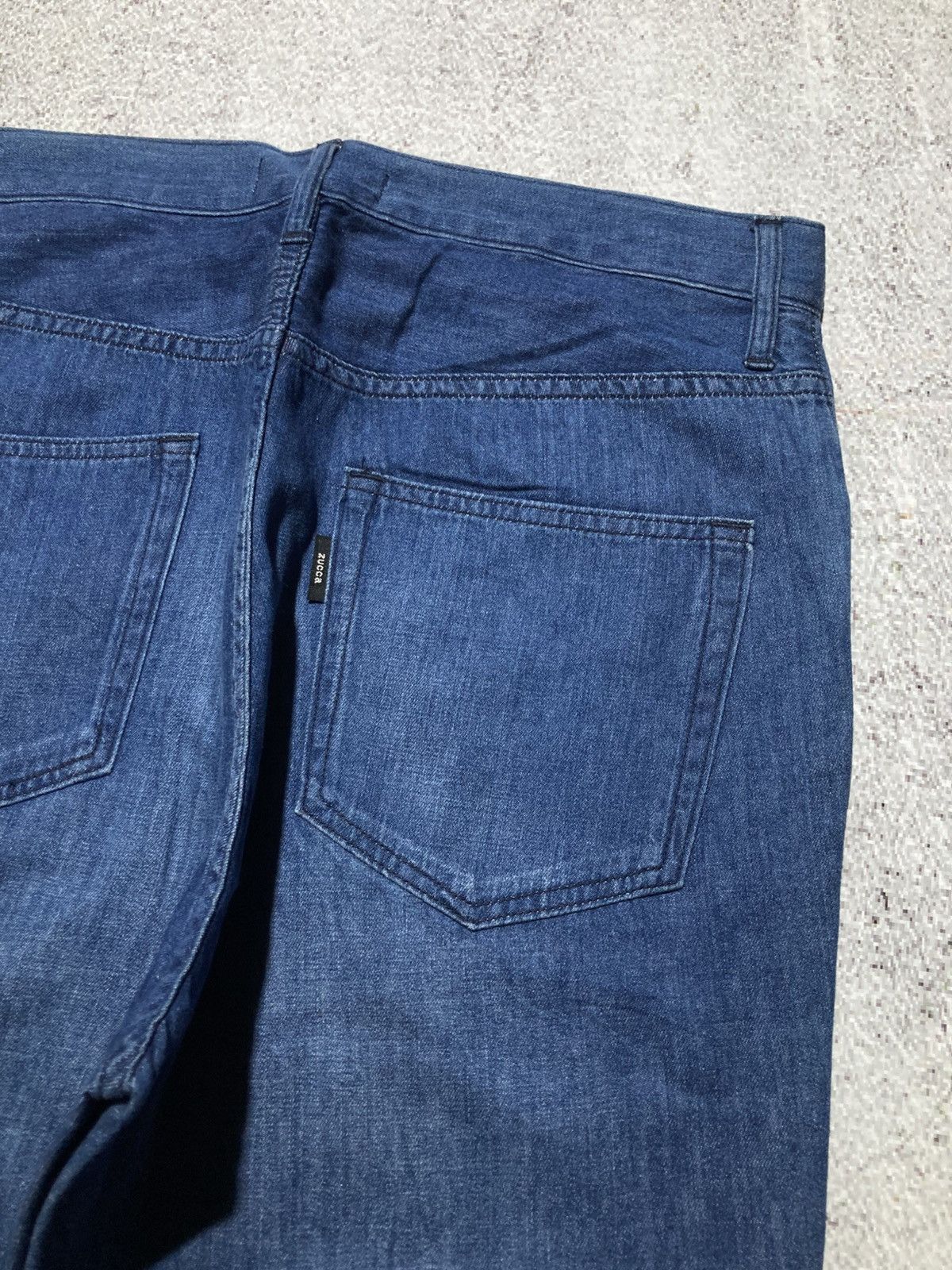 CABANE de ZUCCa Zucca by Issey Miyake Soft Denim Jeans Indigo Dye Pants Size US 31 - 5 Thumbnail