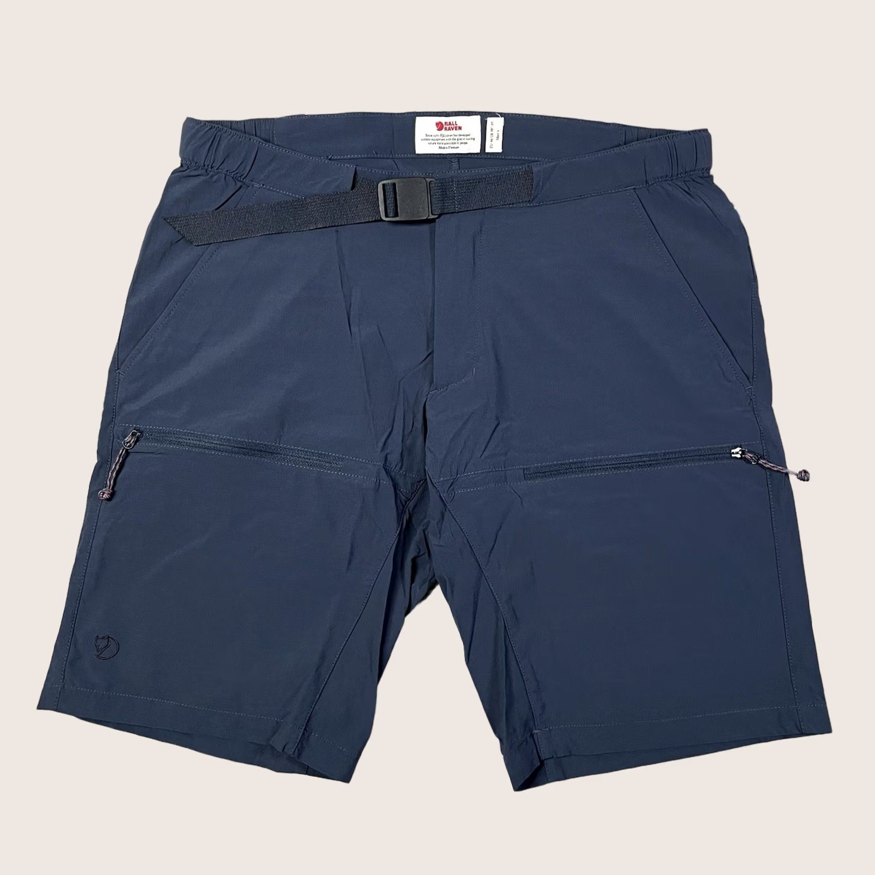 Vintage Fjällräven Shorts Mens 30 Blue Belted Adjustable Waist Hiking High Coast Pockets Cargo Pocket Size US 30 / EU 46 - 1 Thumbnail