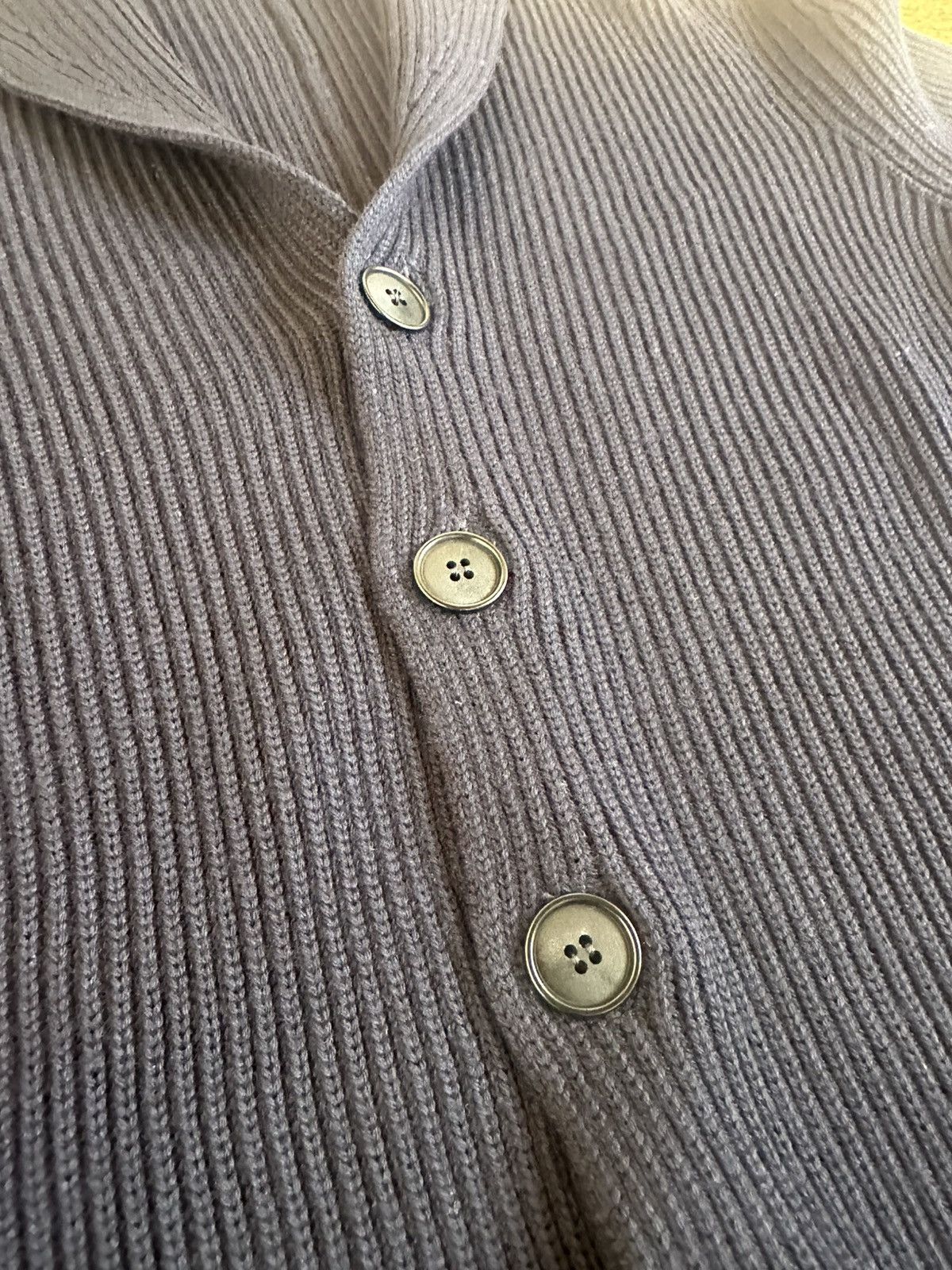 Giorgio Armani Giorgio Armani new/unworn blue wool cardigan Size US L / EU 52-54 / 3 - 3 Thumbnail