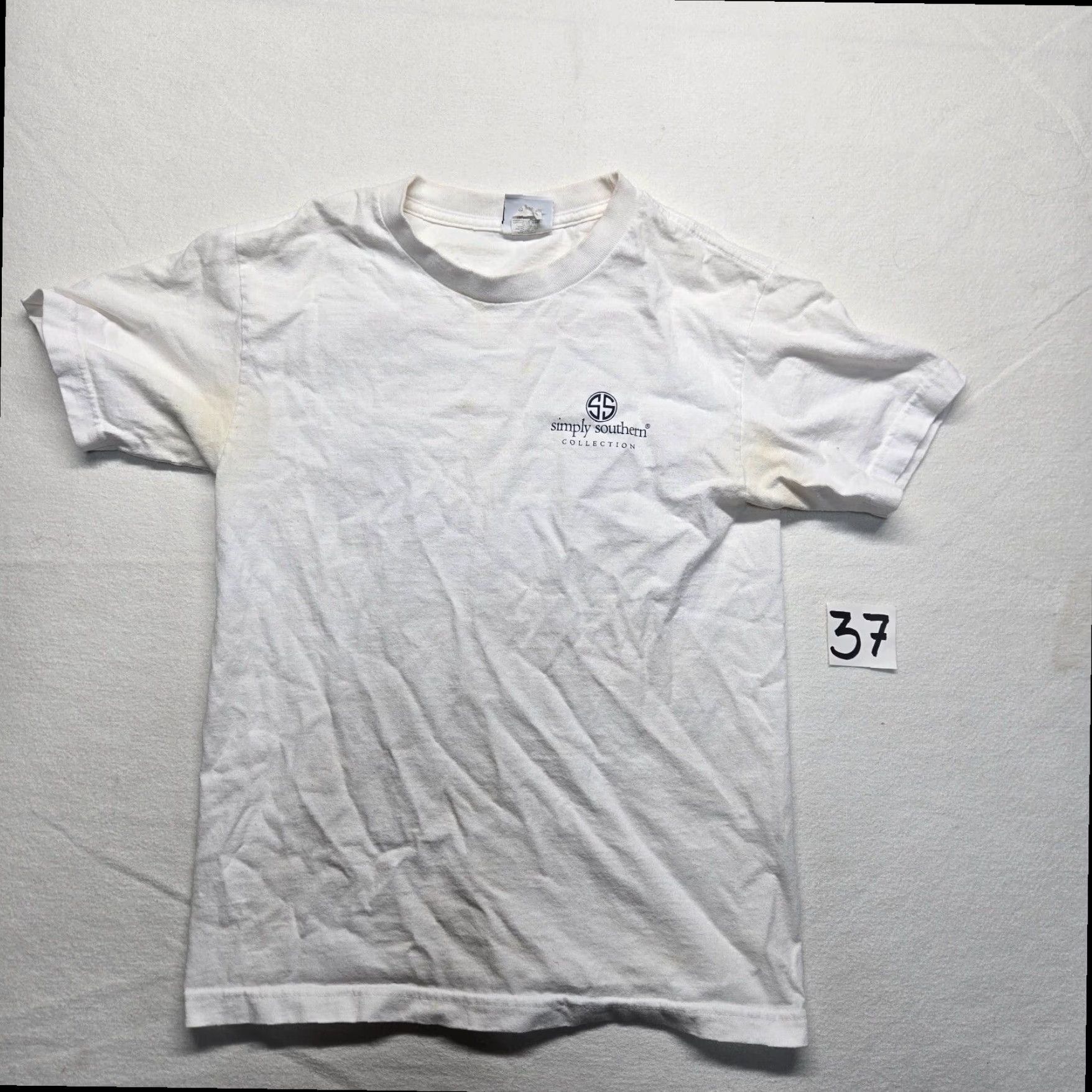 Vintage Simply Southern Beach Weekend Adult Women's Small White Short Sleeve Tee Shirt Size S / US 4 / IT 40 - 2 Thumbnail