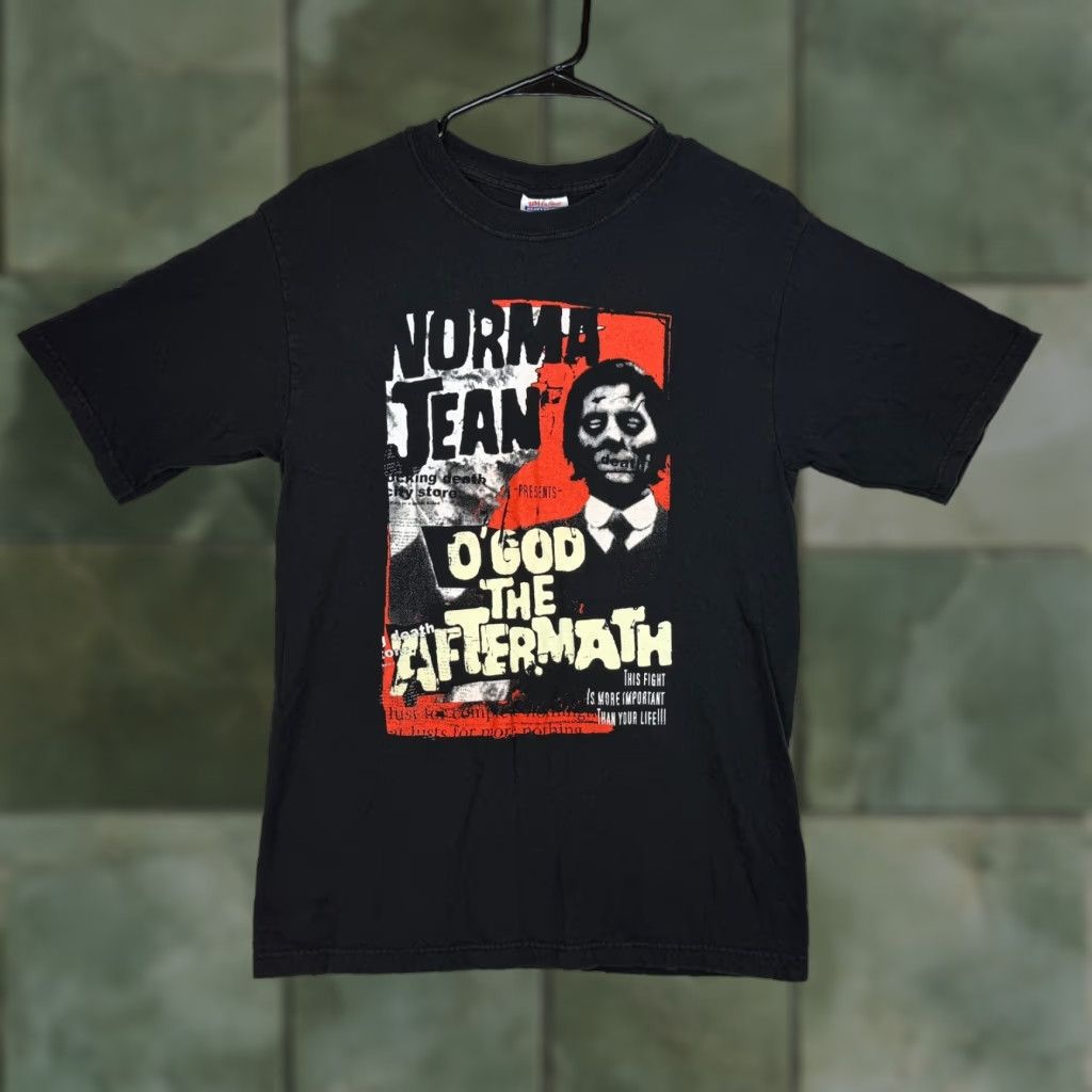 Hanes Norma Jean O’ God The Aftermath 2005 Metal Core Band Black T Shirt Small Size US S / EU 44-46 / 1 - 1 Thumbnail