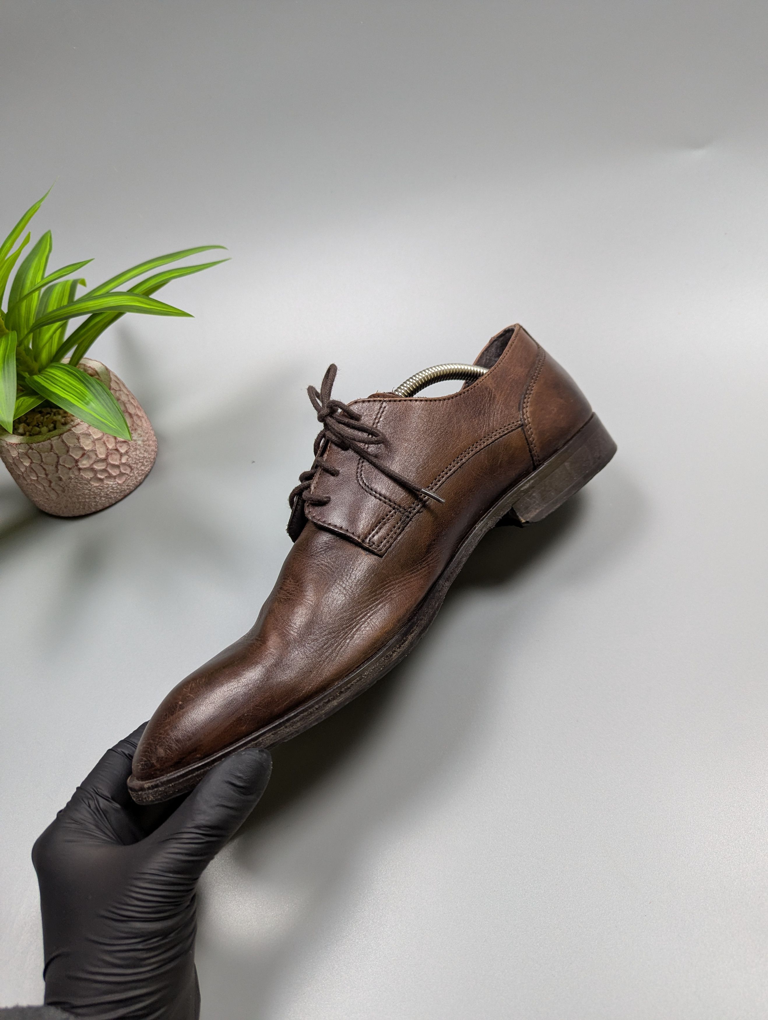 Mercedes-Benz Rare Vintage Mercedes-Benz Oxford Dress Shoes EU 43 Size US 9.5 / EU 42-43 - 14 Thumbnail