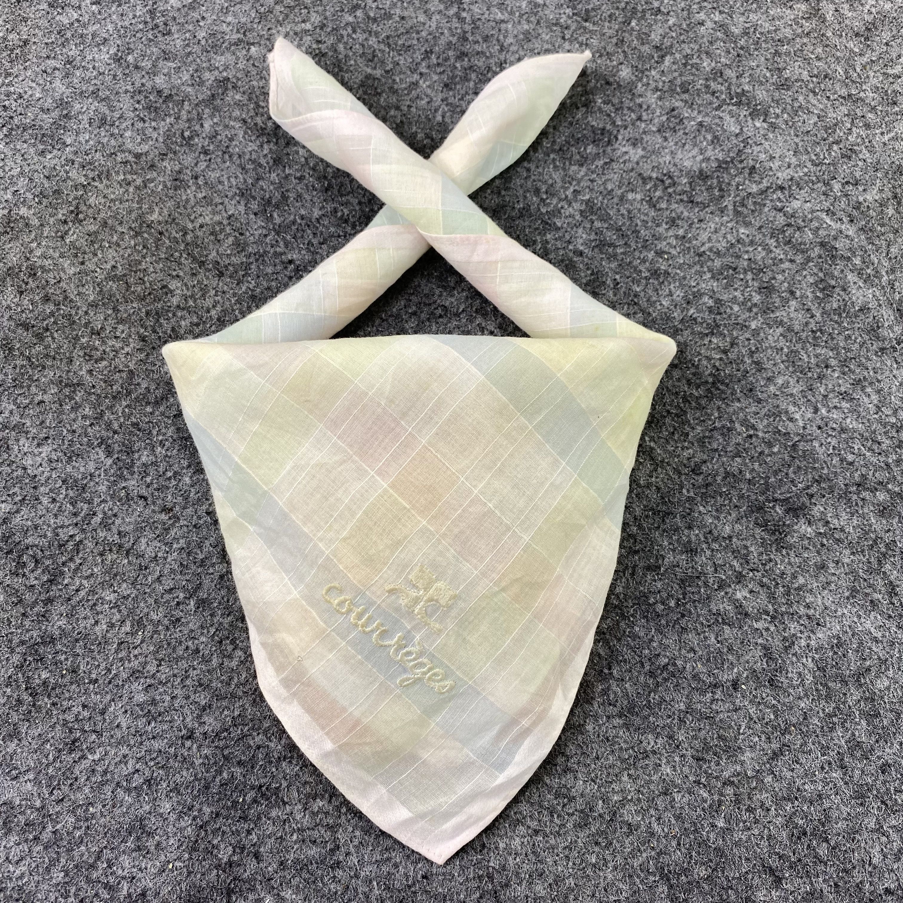 Courreges Courreges Handkerchief / Neckerchief / Bandana-B495 Size ONE SIZE - 2 Thumbnail