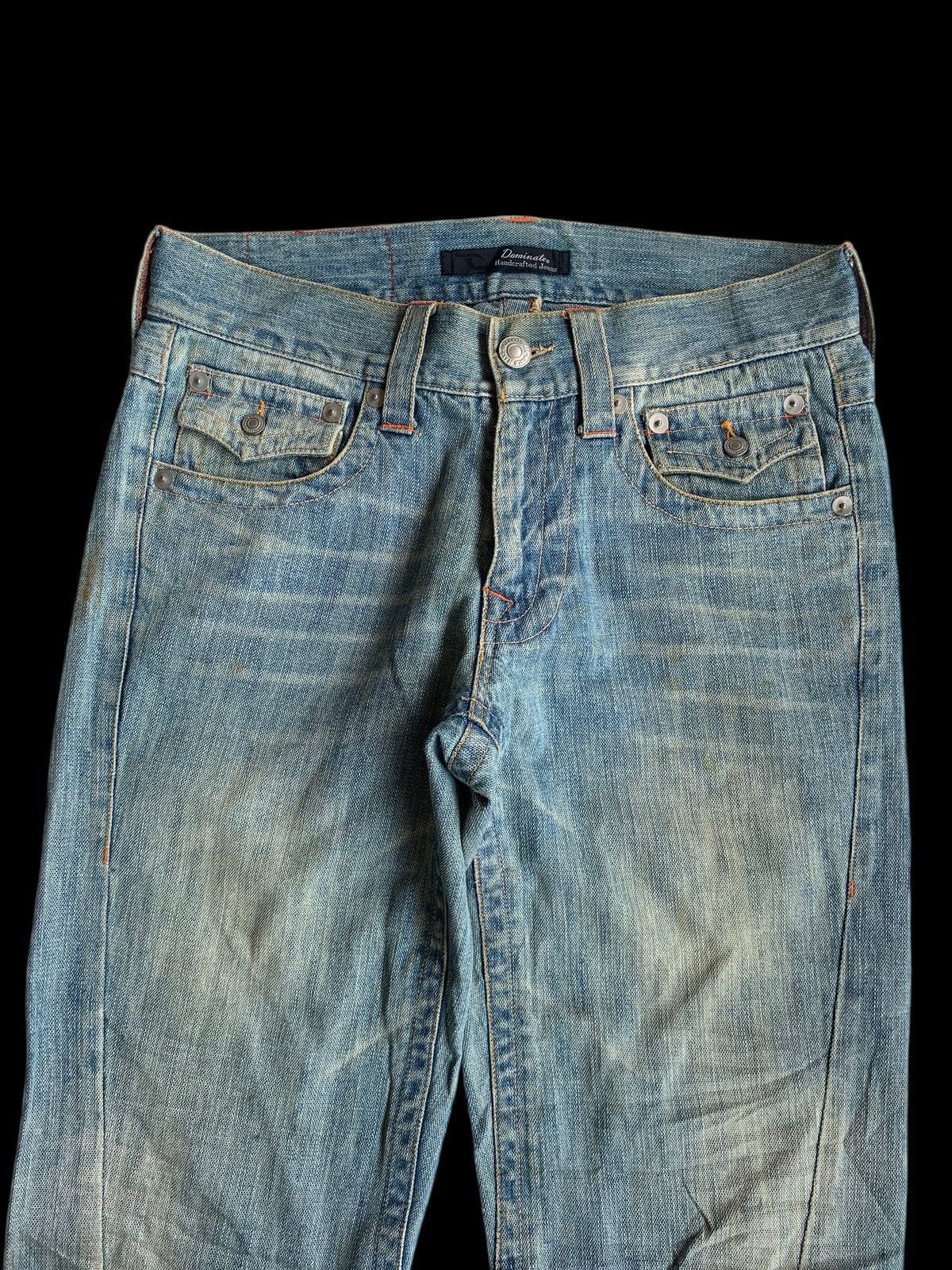 Tornado Mart FLARE💥 DOMINATE HANDCRAFTED JEANS PUNK STYLE DENIM☠️🎌 Size US 33 - 5 Thumbnail