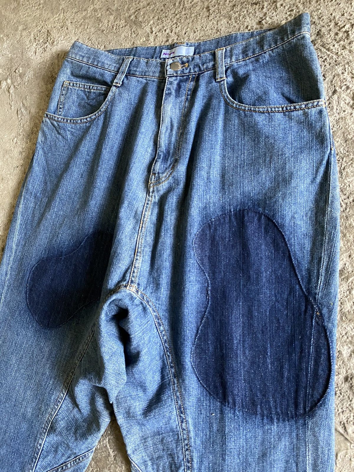 Ne-Net Nenet Dyed Patch Denim Pant Size 30" / US 8 / IT 44 - 4 Thumbnail