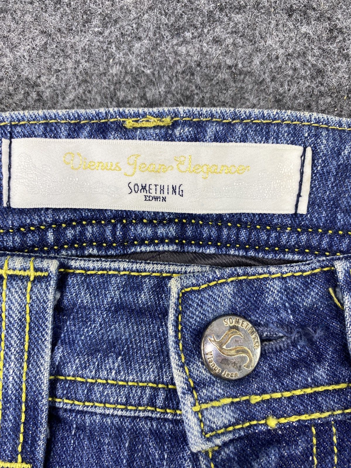 Japanese Brand Vienus Jeans Elegance by Something Edwin Flare Danim - J1012 Size 27" / US 4 / IT 40 - 12 Thumbnail