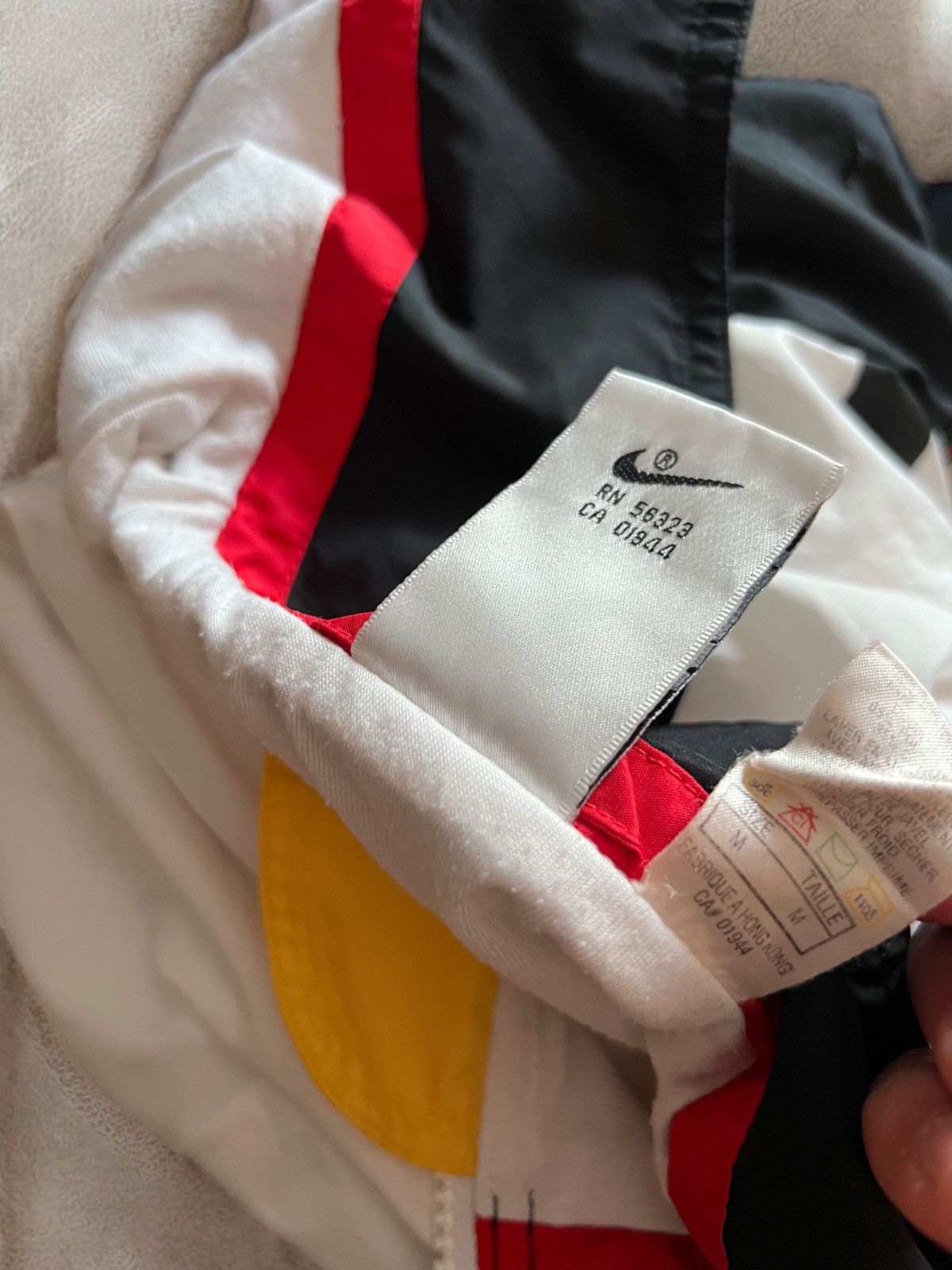 NIKE COURT VINTAGE 90s NYLON LOGO TRACK JACKET BOMBER Y2k