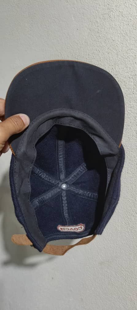 Coach VINTAGE COACH WOOL LEATHER BRIM HAT Size ONE SIZE - 5 Thumbnail