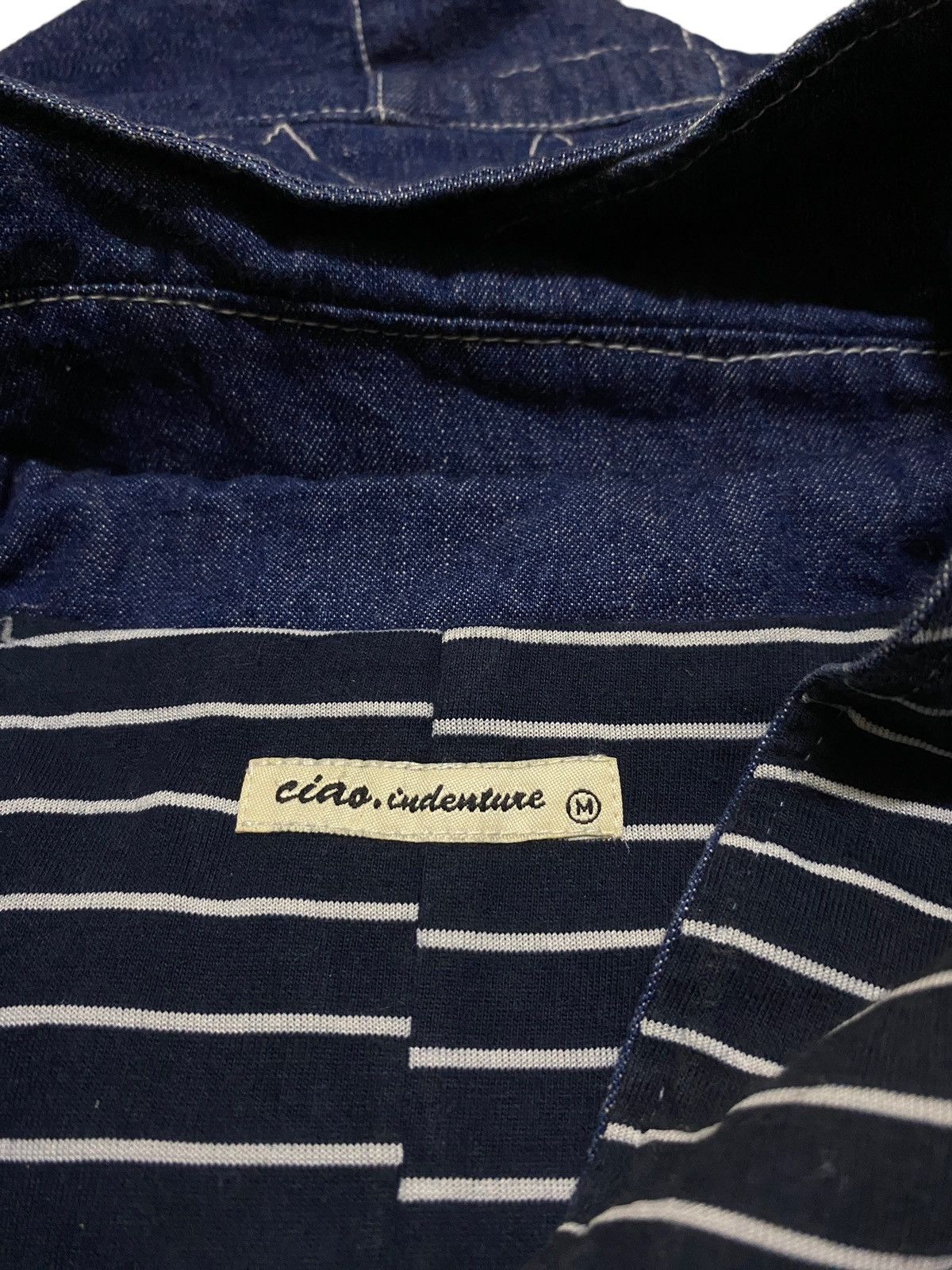 Ciaopanic Rare Design Vintage Ciao Pull Over Smokey Denim Jacket 1990s Size US M / EU 48-50 / 2 - 10 Thumbnail
