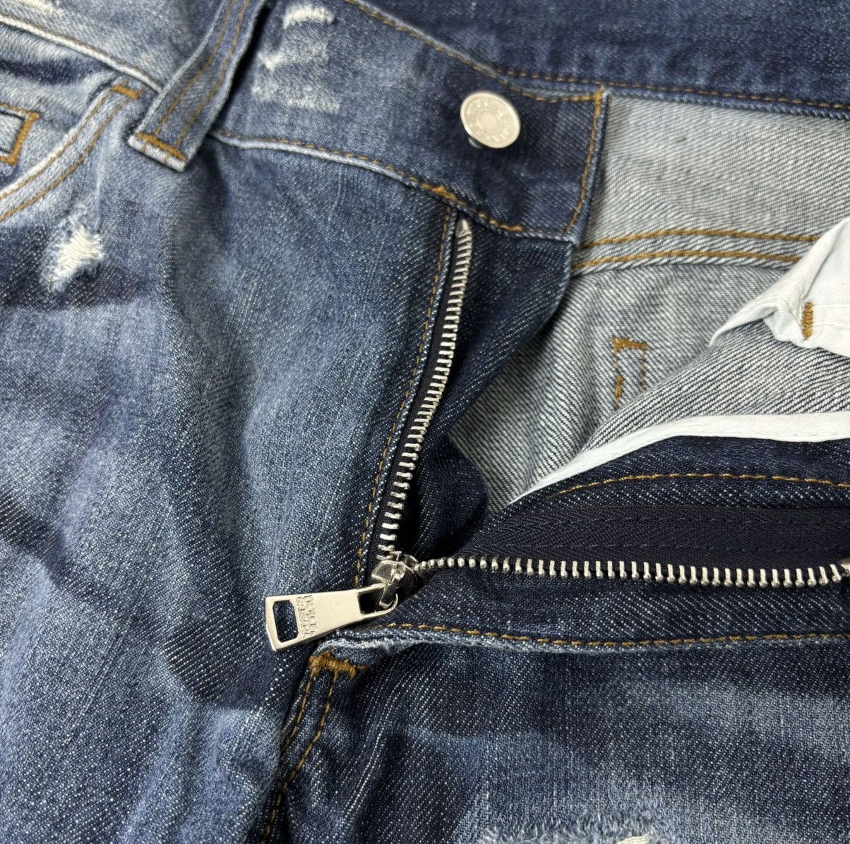 Dolce & Gabbana × If Six Was Nine × Le Grande Bleu (L.G.B.) Dolce & Gabbana Distressed Denim Jeans Size US 32 / EU 48 - 8 Thumbnail