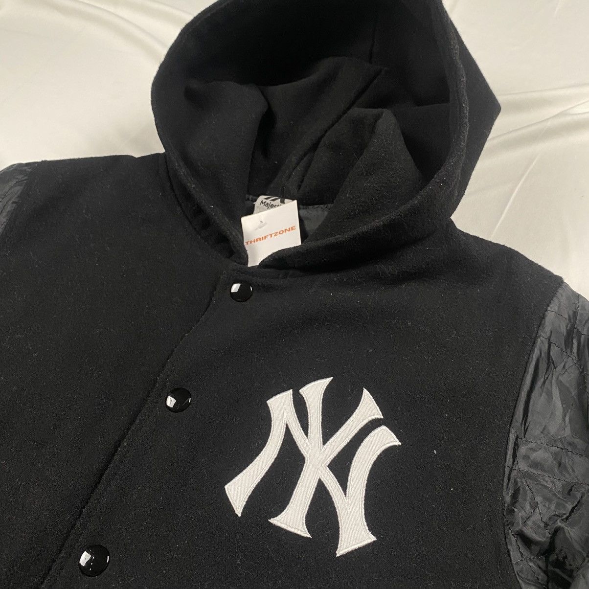 Majestic Vintage y2k Majesti New York Varsity Wool Jacket Size US M / EU 48-50 / 2 - 6 Thumbnail