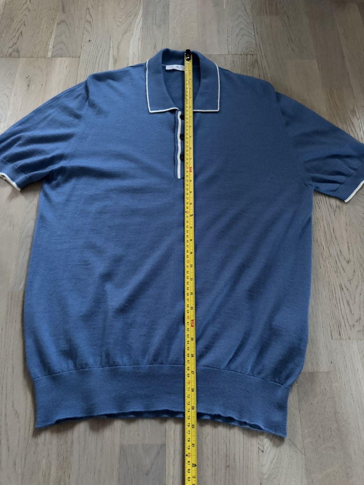Mr P. MR P. knit polo tshirt SEE ALL PHOTOS FOR REAL TAPE MEASURES Size US XL / EU 56 / 4 - 8 Thumbnail