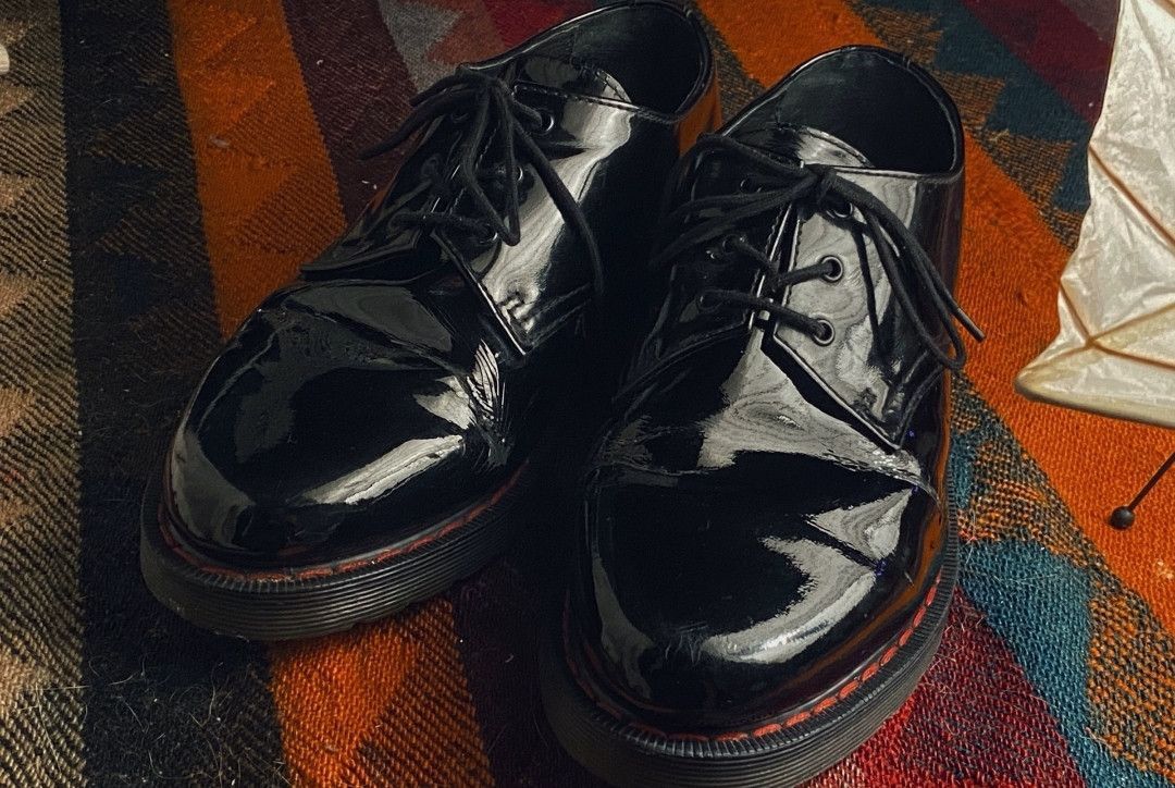 Raf Simons Raf simons co-branded Dr. Martens 2009SS black brogues-2505 Size US 7.5 / EU 40-41 - 2 Thumbnail