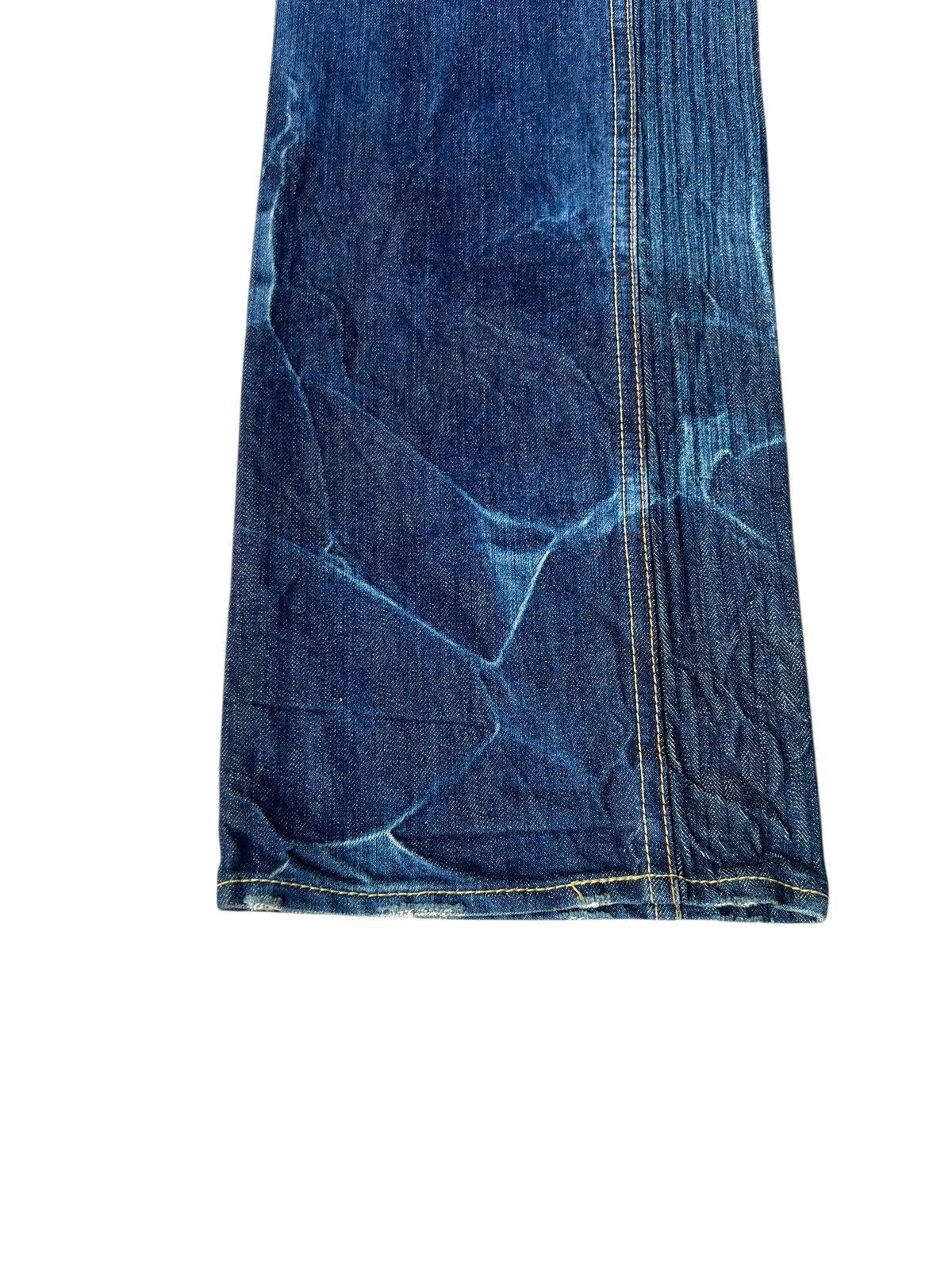 Eternal ETERNAL Japan Distressed Aging Mud Hybrid Denim Loose Jeans Size US 32 / EU 48 - 17 Thumbnail
