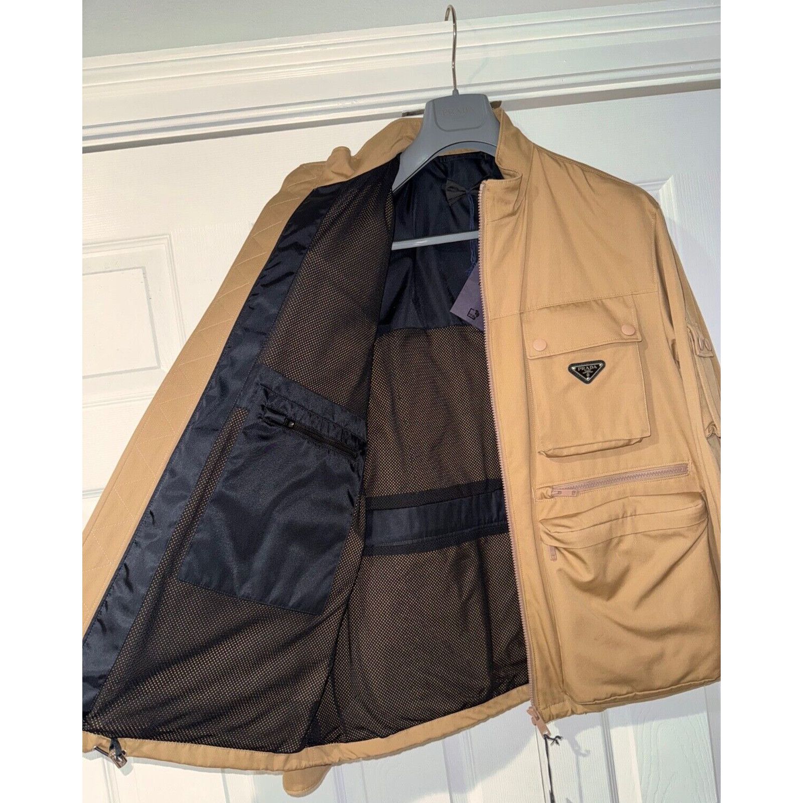 Prada Prada Beige Safari Overcoat Outerwear Jacket 40 Large L Size US XXS / EU 40 - 11 Thumbnail