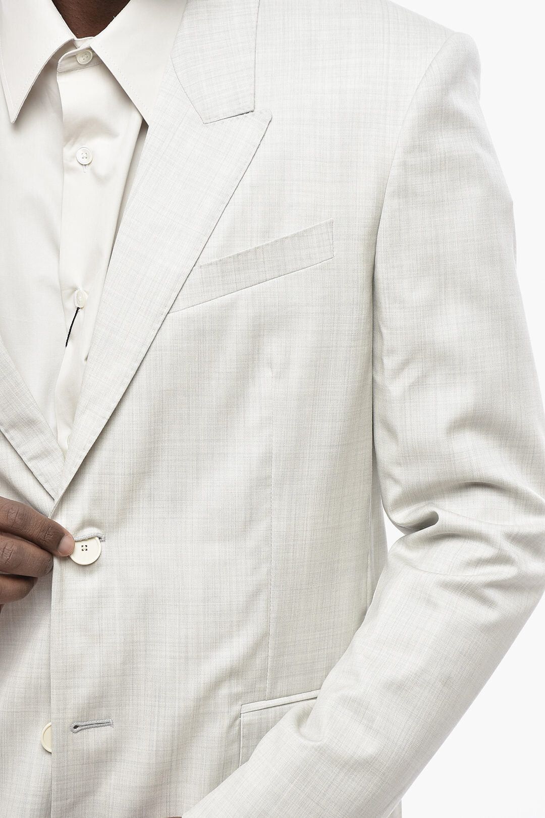Givenchy og1mm0326 Unlined Virgin Wool Blazer in Grey Size US S / EU 44-46 / 1 - 3 Thumbnail