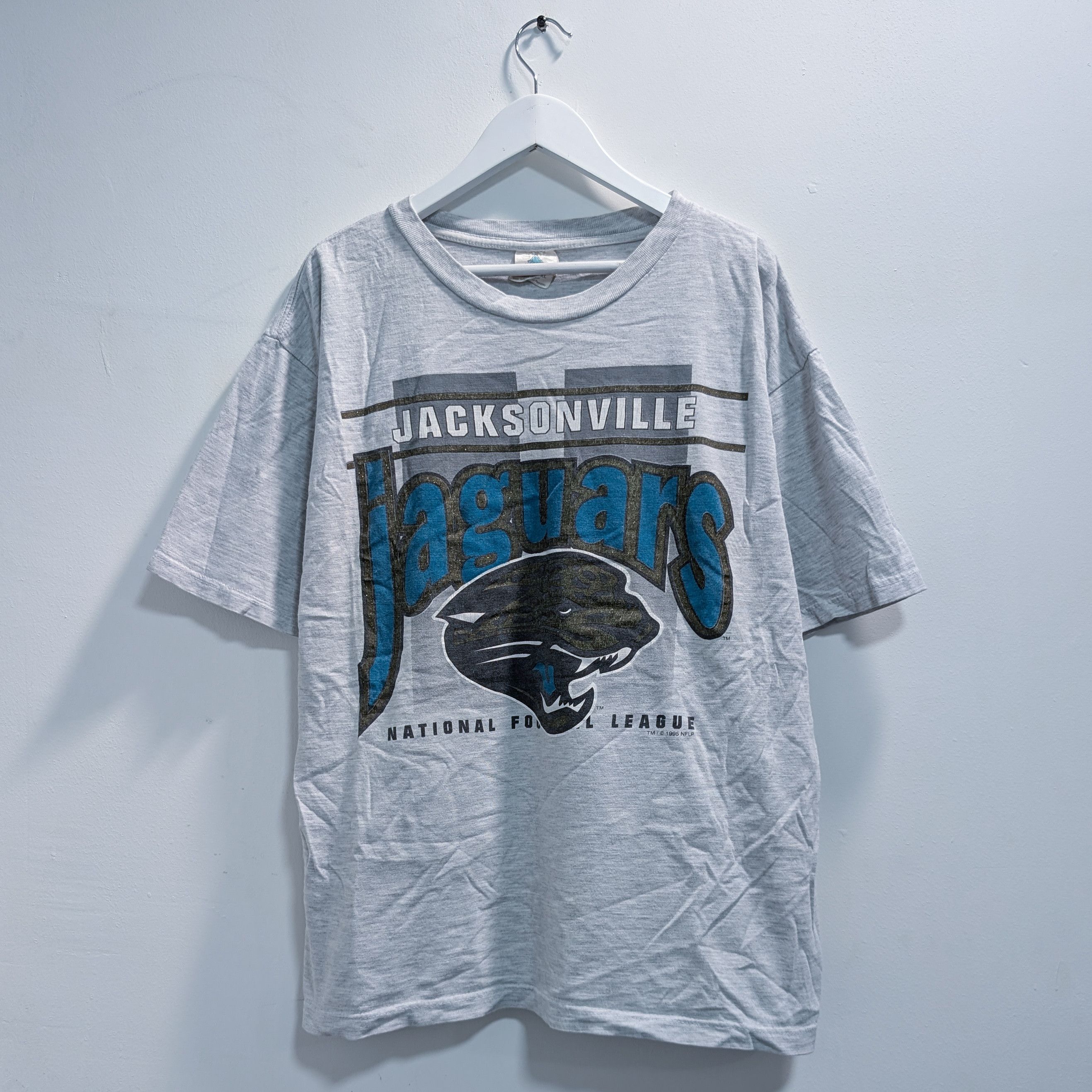 Vintage 1995 Jacksonville Jaguars Tee Size US XL / EU 56 / 4 - 1 Thumbnail