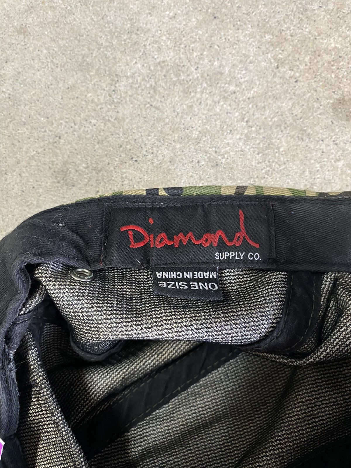 Vintage Vintage Diamond Supply Co Skate Military Camo Strap Adjust Size ONE SIZE - 5 Thumbnail