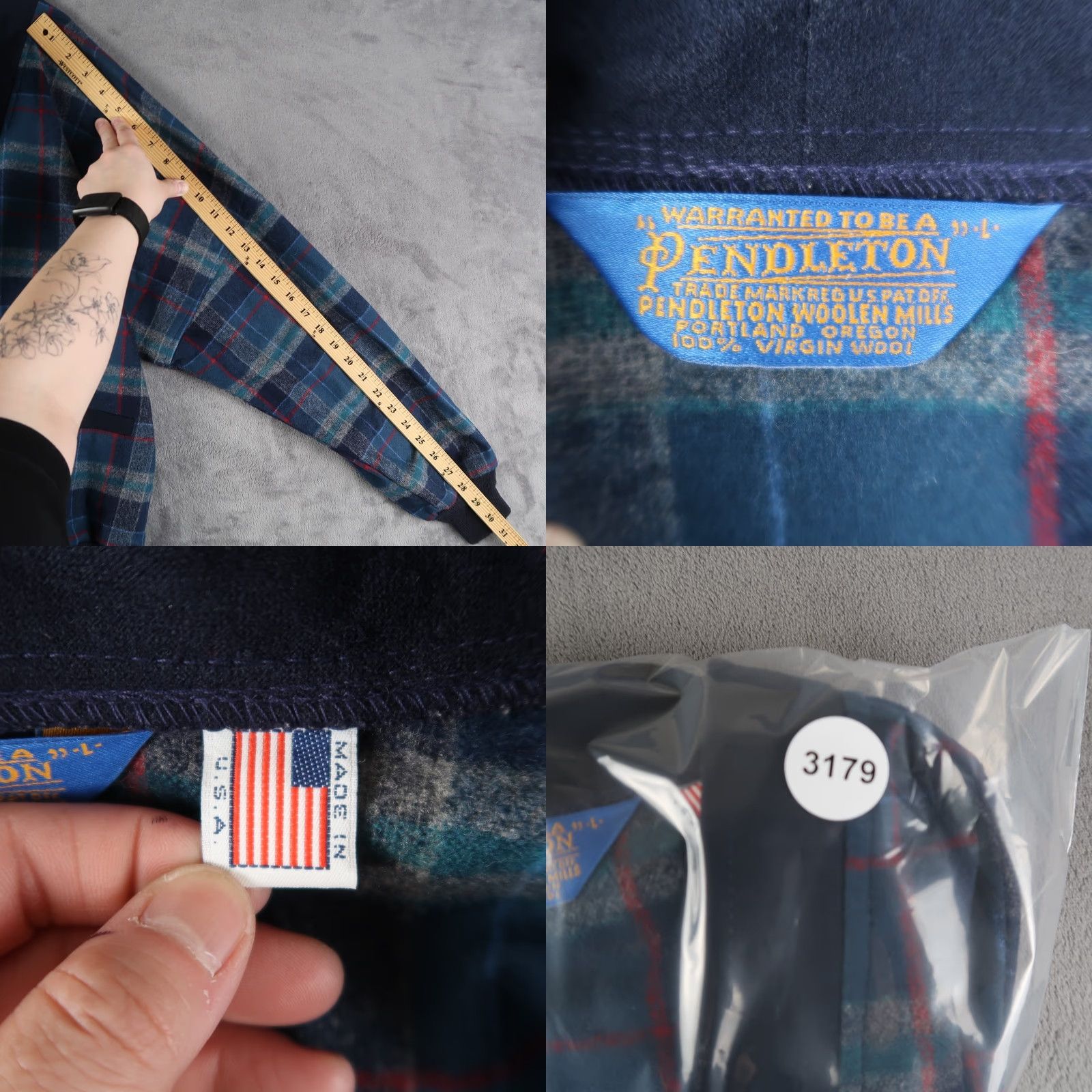 Pendleton Vtg Pendleton Womens Cardigan Sweater 100% Wool Tartan Plaid V-Neck Long Sleeve Multicolor Size L US Made In USA Regular Mens? Girls? Size L / US 10 / IT 46 - 8 Thumbnail