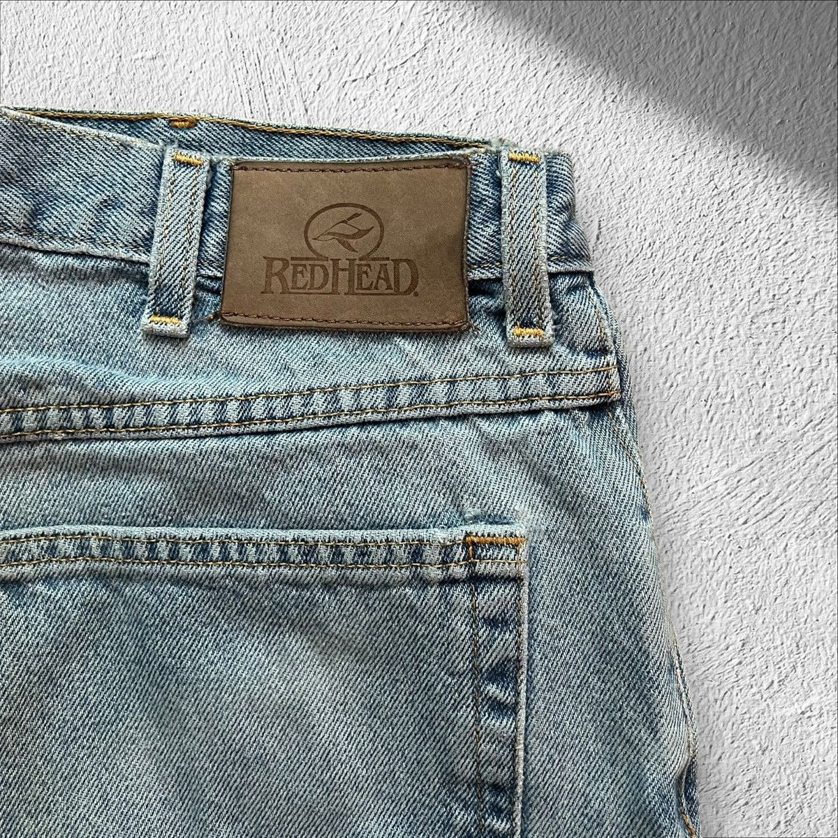 Redhead Vintage 90s Redhead Blue Jeans Straight Leg Denim Size 34x27 Size US 34 / EU 50 - 4 Thumbnail