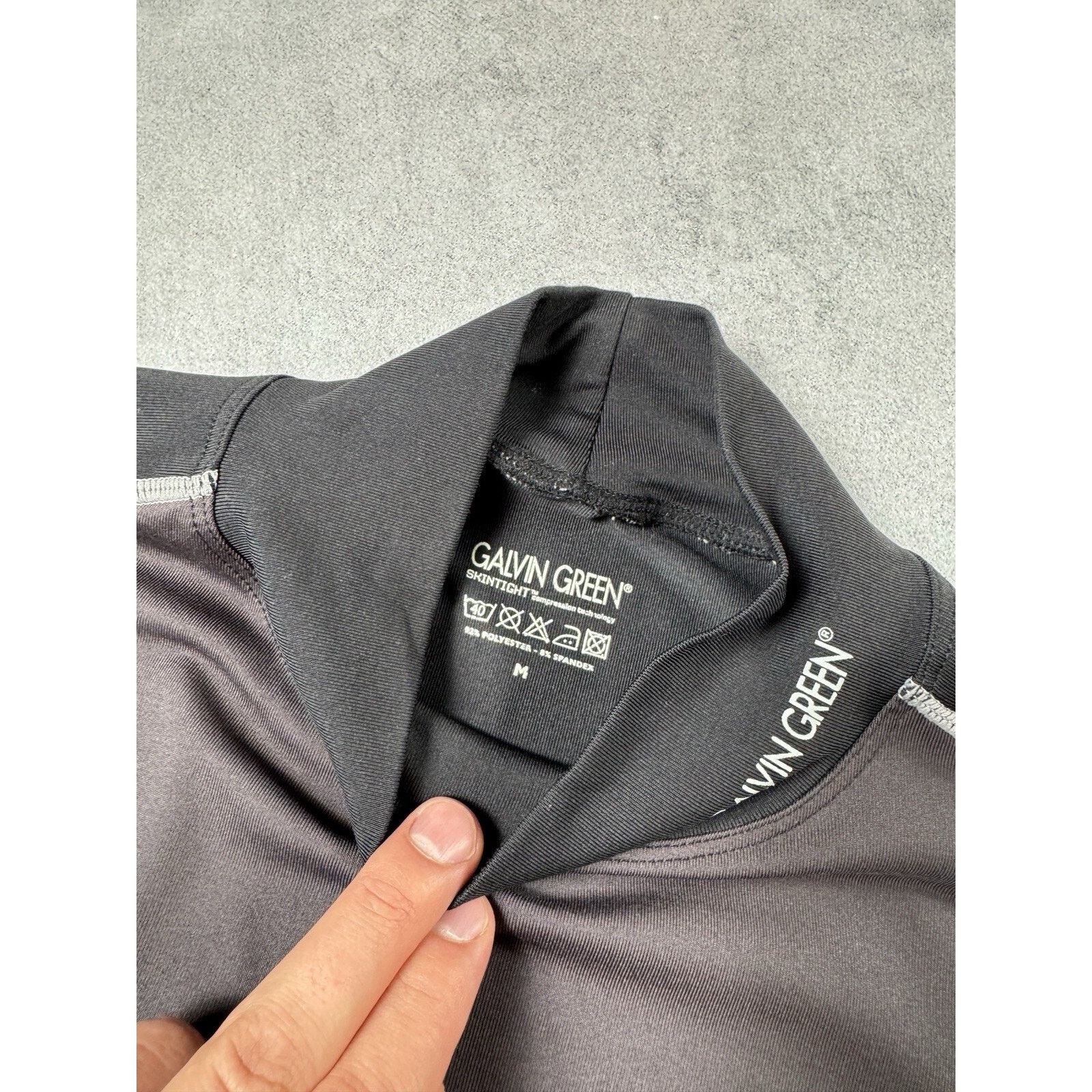 Galvin Green GALVIN GREEN SKINTIGHT COMPRESSION BLACK / GREY TOP Size US M / EU 48-50 / 2 - 11 Thumbnail