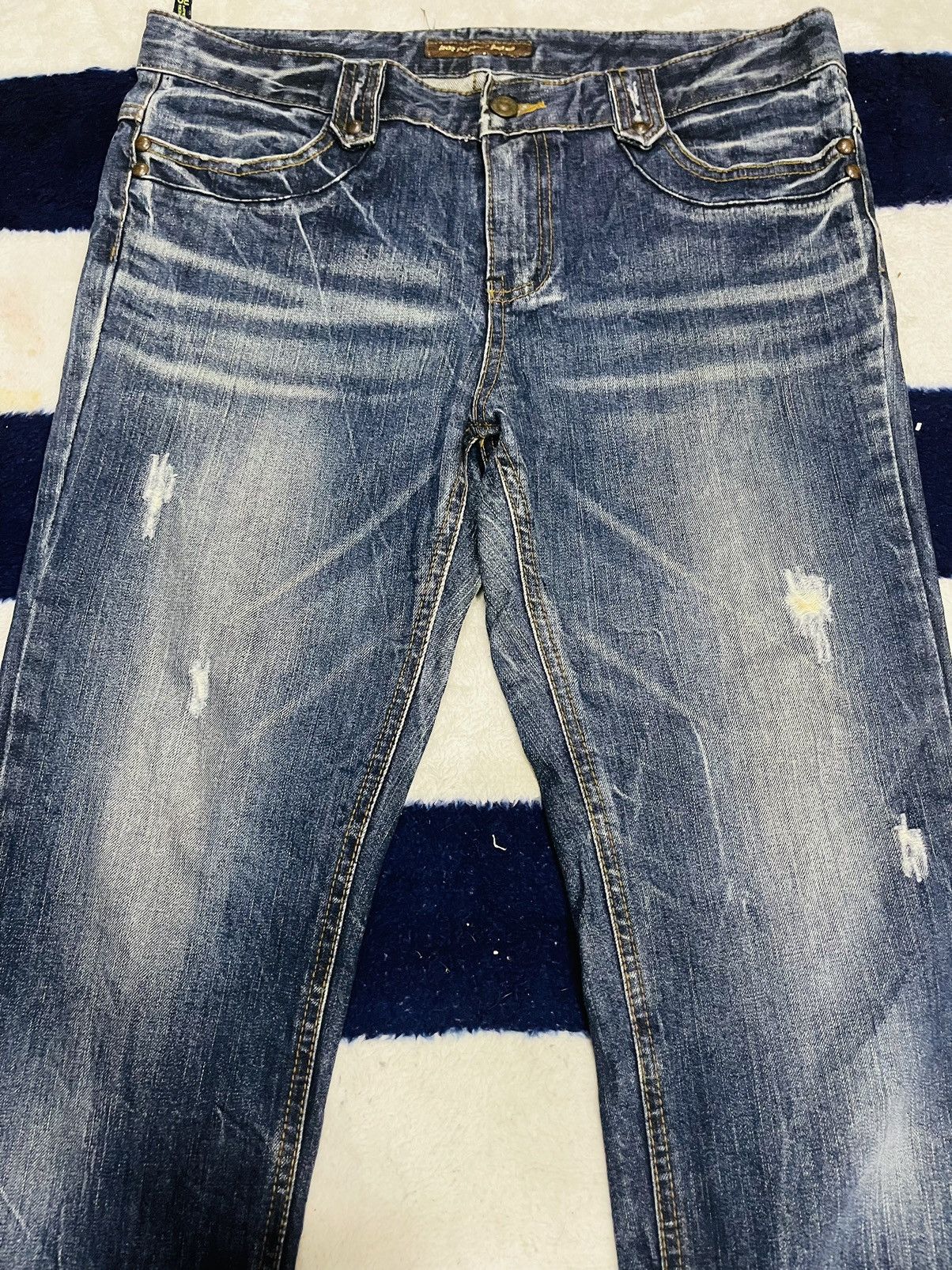 Japanese Brand 3Q Hot Pepper Jeans (11) Size 32" / US 10 / IT 46 - 14 Thumbnail