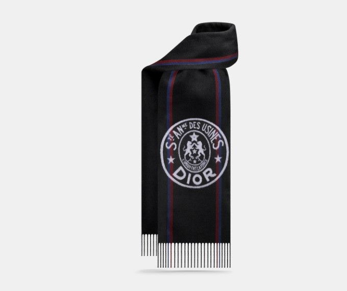 Dior o1w1db10425 34UFO2 Size: OS / Union Scarf in Black Size ONE SIZE - 2 Thumbnail