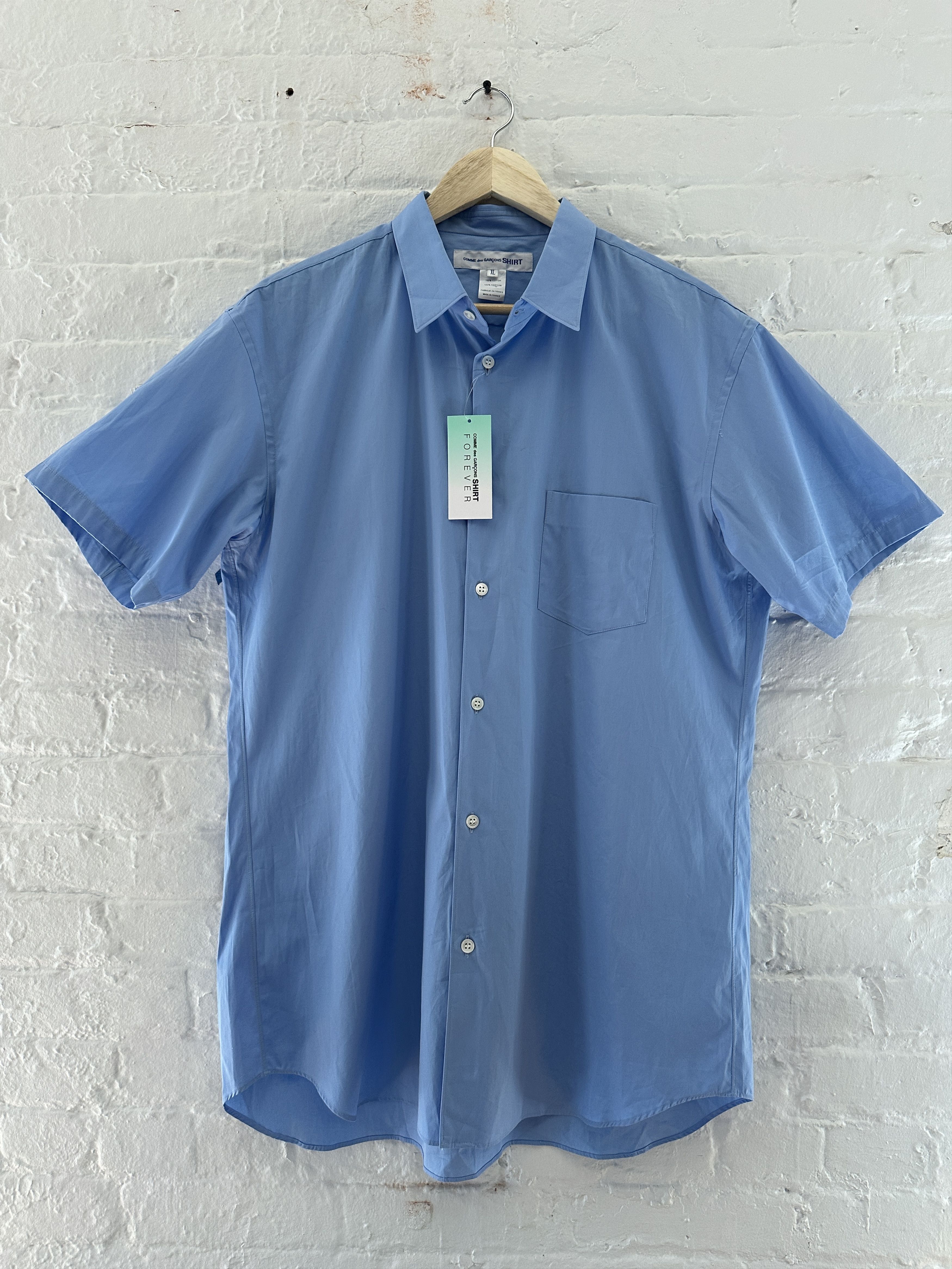 Comme des Garcons × Comme des Garcons SHIRT Comme des Garcons SHIRT Short Sleeve Button Up Shirt Size US XL / EU 56 / 4 - 1 Thumbnail