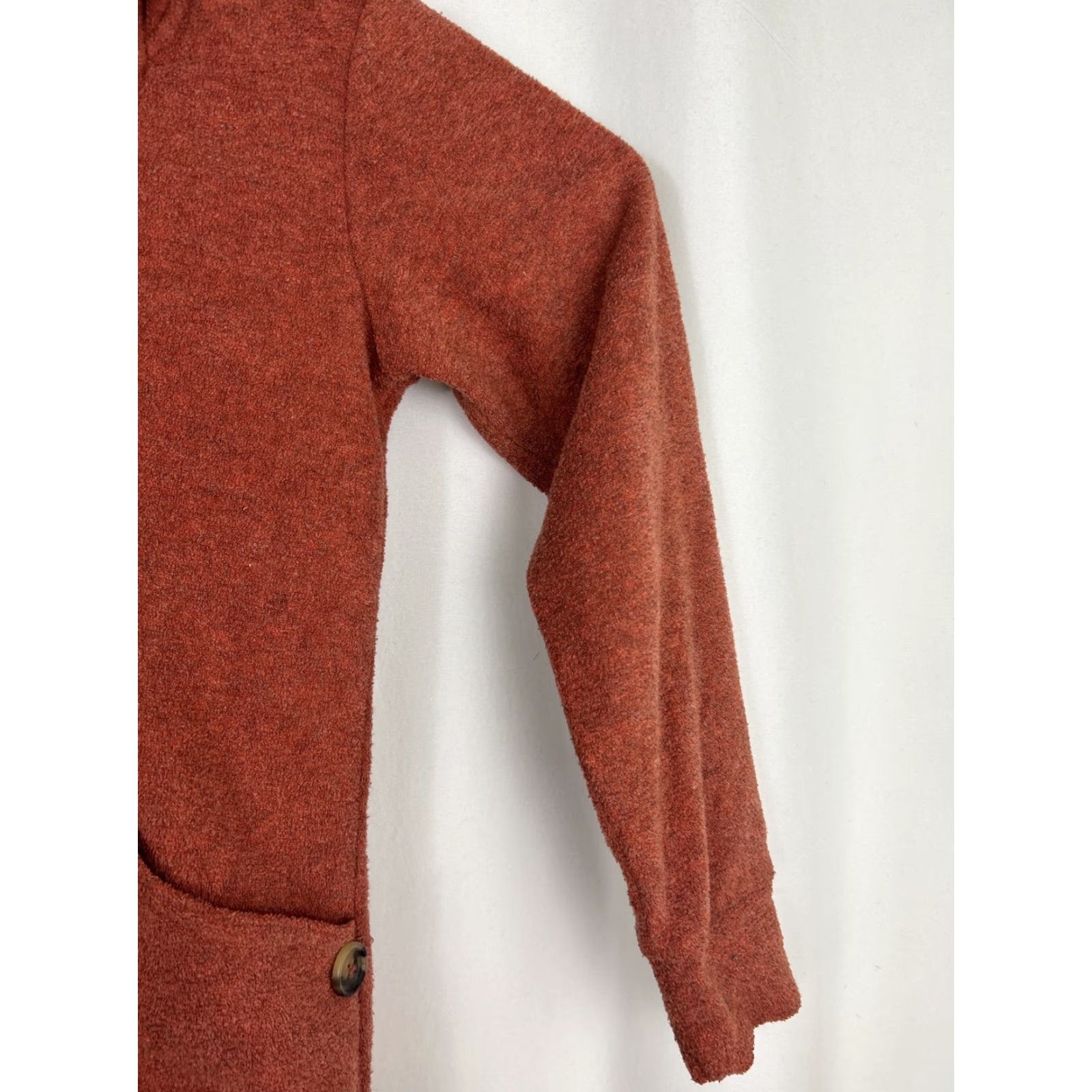 Merrell Merrell Women Hoodie XS Full Zip Fleece Polyester Orange Size XS / US 0-2 / IT 36-38 - 6 Thumbnail