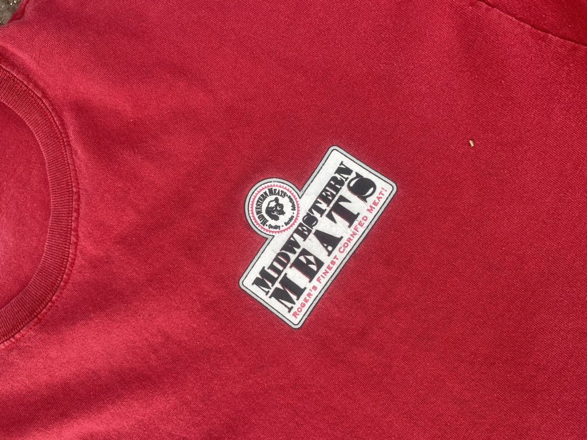 Gildan × Vintage Vintage Midwestern Meats Shirt Size US XL / EU 56 / 4 - 4 Thumbnail