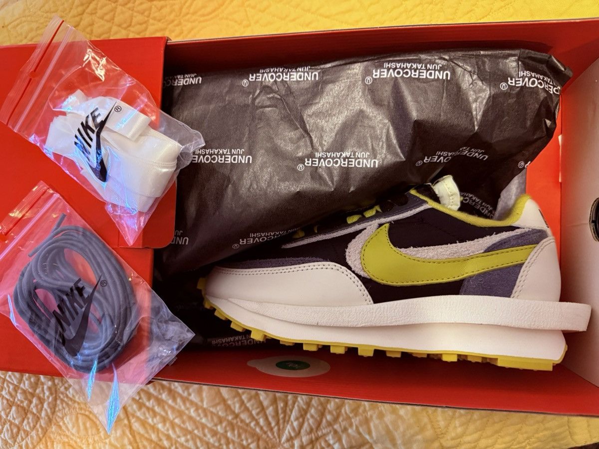 Nike × Sacai × Undercover Nike Sacai Undercover June Takahashi LD Waffle Citron Yellow Size US 5.5 / IT 35.5 - 5 Thumbnail