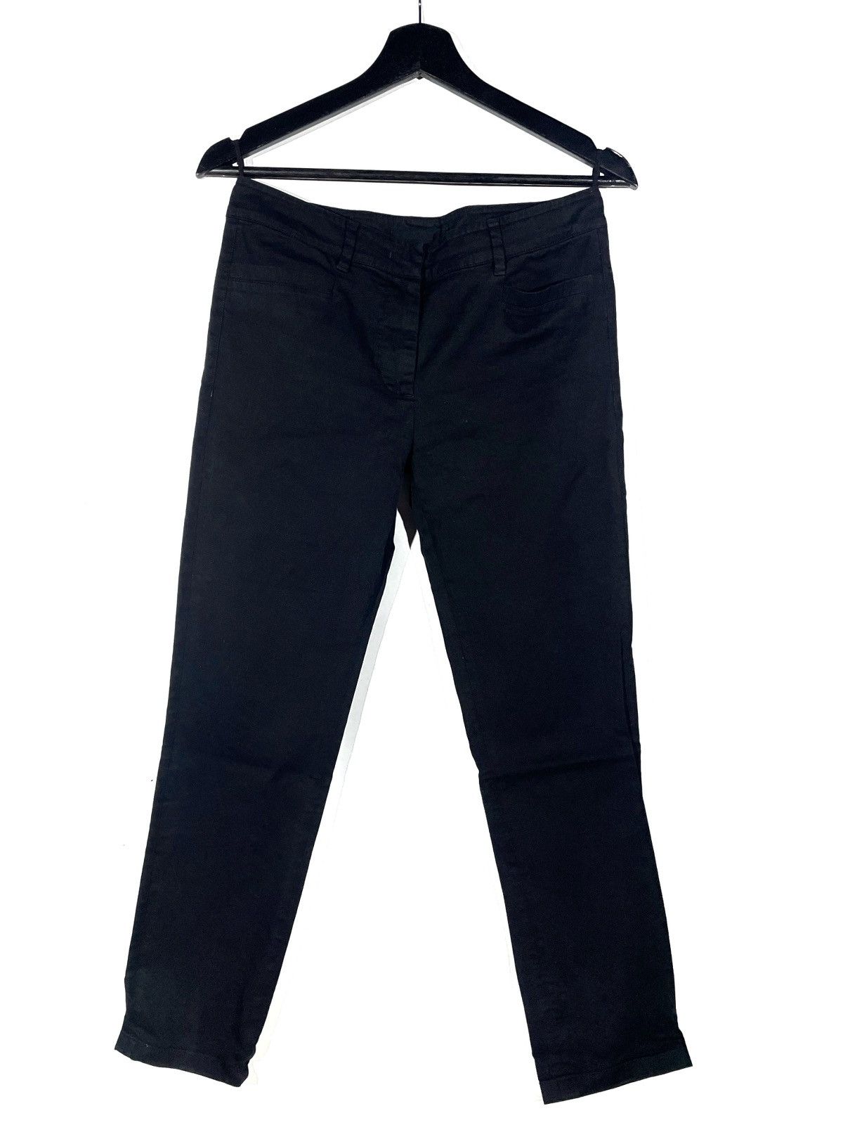 Prada Prada Black Women Straight Trousers Size 42 Zip Size 28" / US 6 / IT 42 - 1 Thumbnail