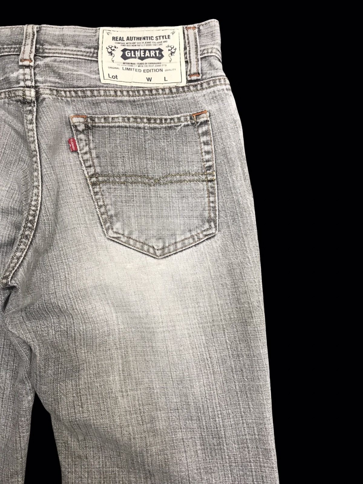 Japanese Brand 💥FLARE💥GLHEART LIMITED BLACK WASH FLARE DENIM F435 Size US 32 / EU 48 - 10 Thumbnail