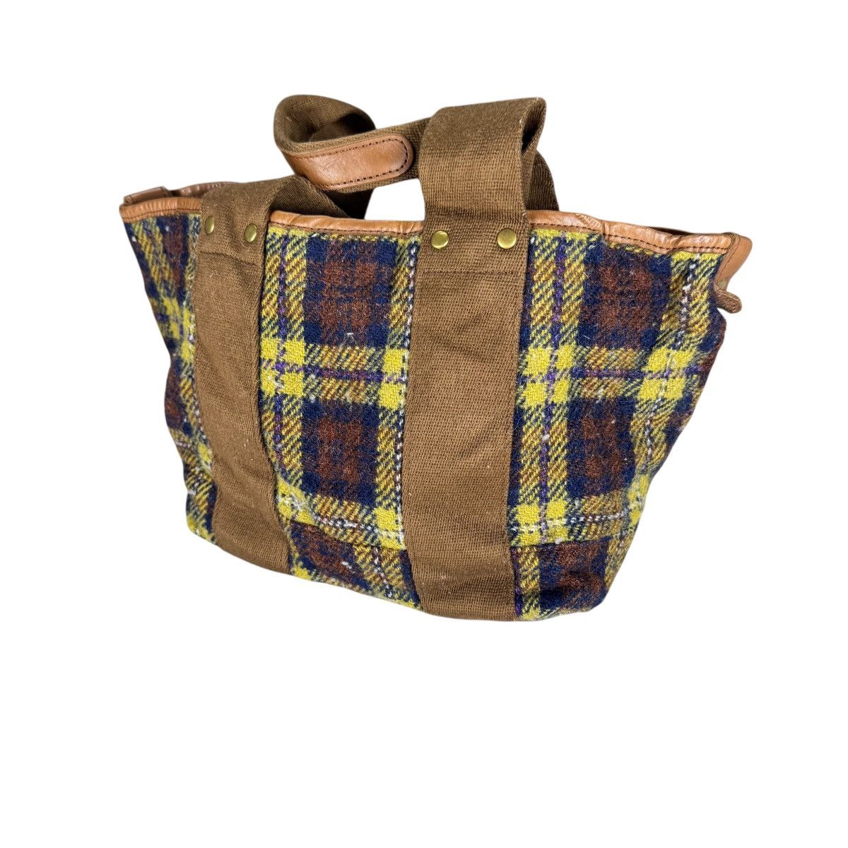 Harris Tweed 🌟HARRIS TWEED WOOL TARTAN TOTE BAGS Size ONE SIZE - 4 Thumbnail