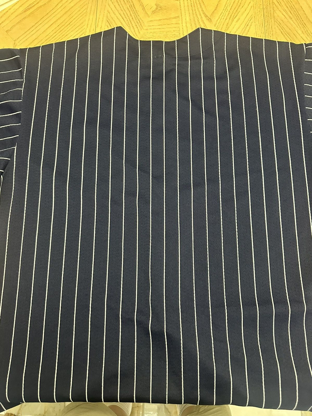 Majestic vintage 1990s Majestic New York Yankees pinstripe Size US XXL / EU 58 / 5 - 8 Thumbnail