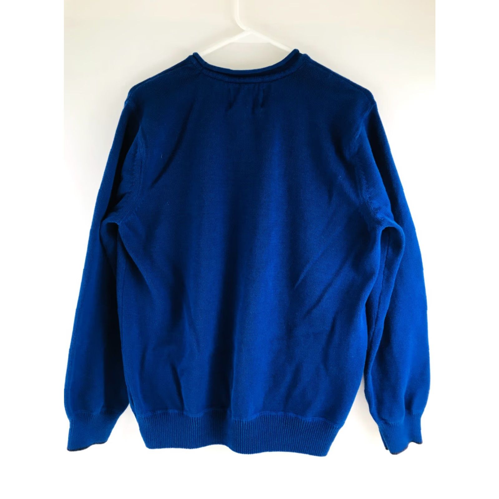 Stafford Stafford Sweater Shirt Men Medium Blue Long Sleeve Crew Neck Knitted Pullover Modern Size US M / EU 48-50 / 2 - 2 Thumbnail